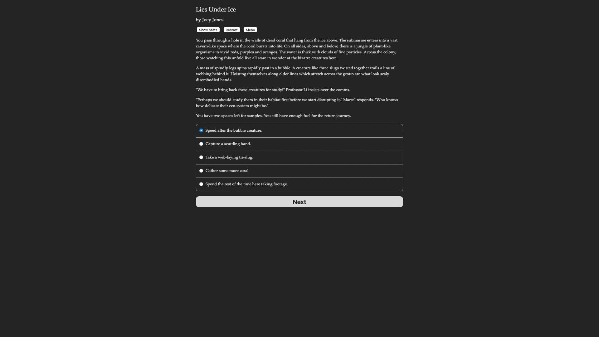 Lies Under Ice screenshot 2