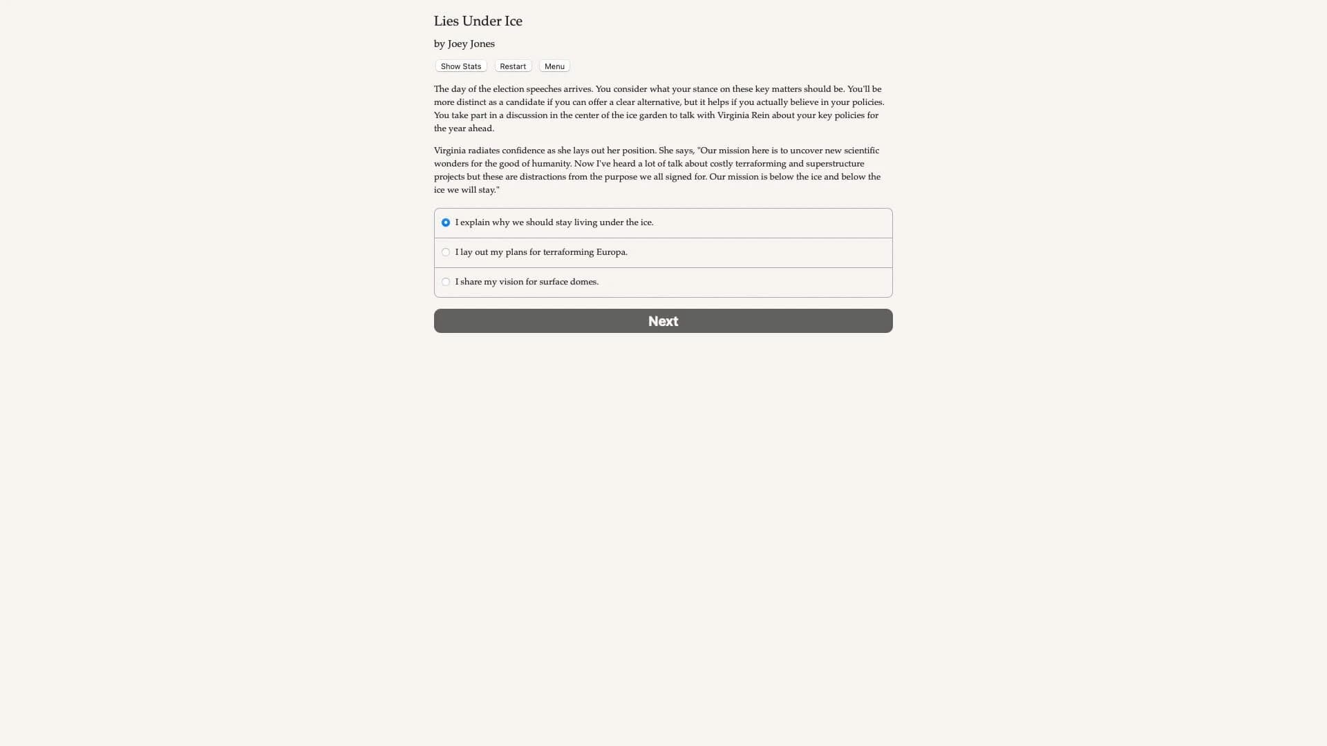 Lies Under Ice screenshot 4