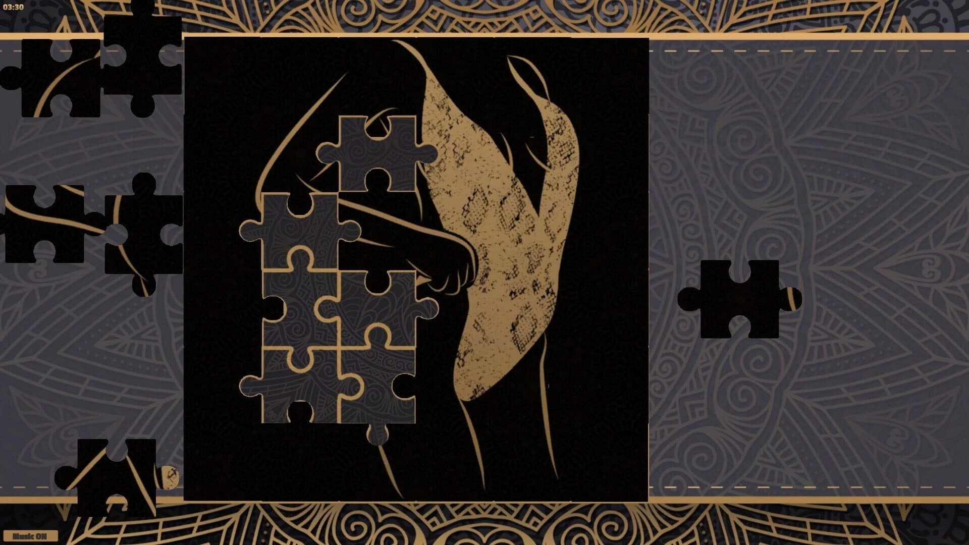 LineArt Jigsaw Puzzle: Erotica 2 screenshot 1