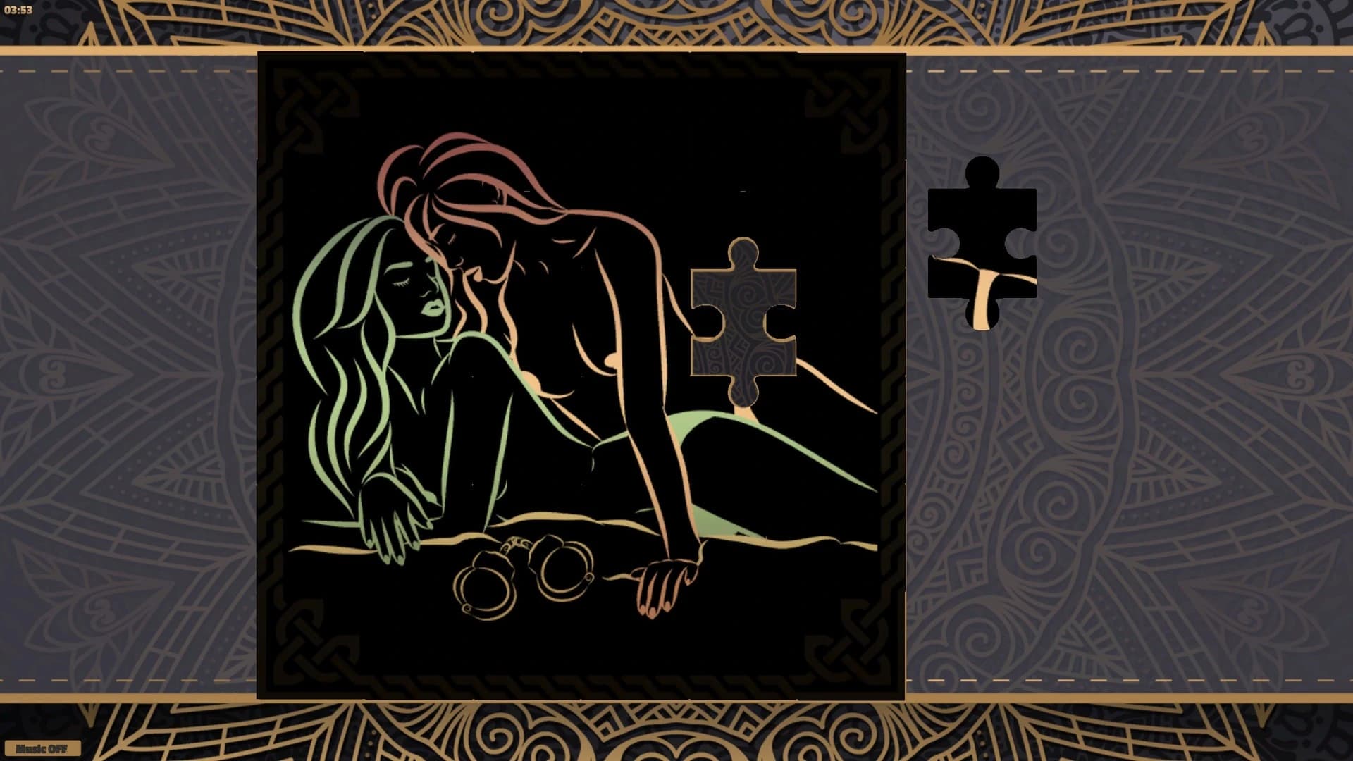 LineArt Jigsaw Puzzle: Erotica 4 screenshot 3