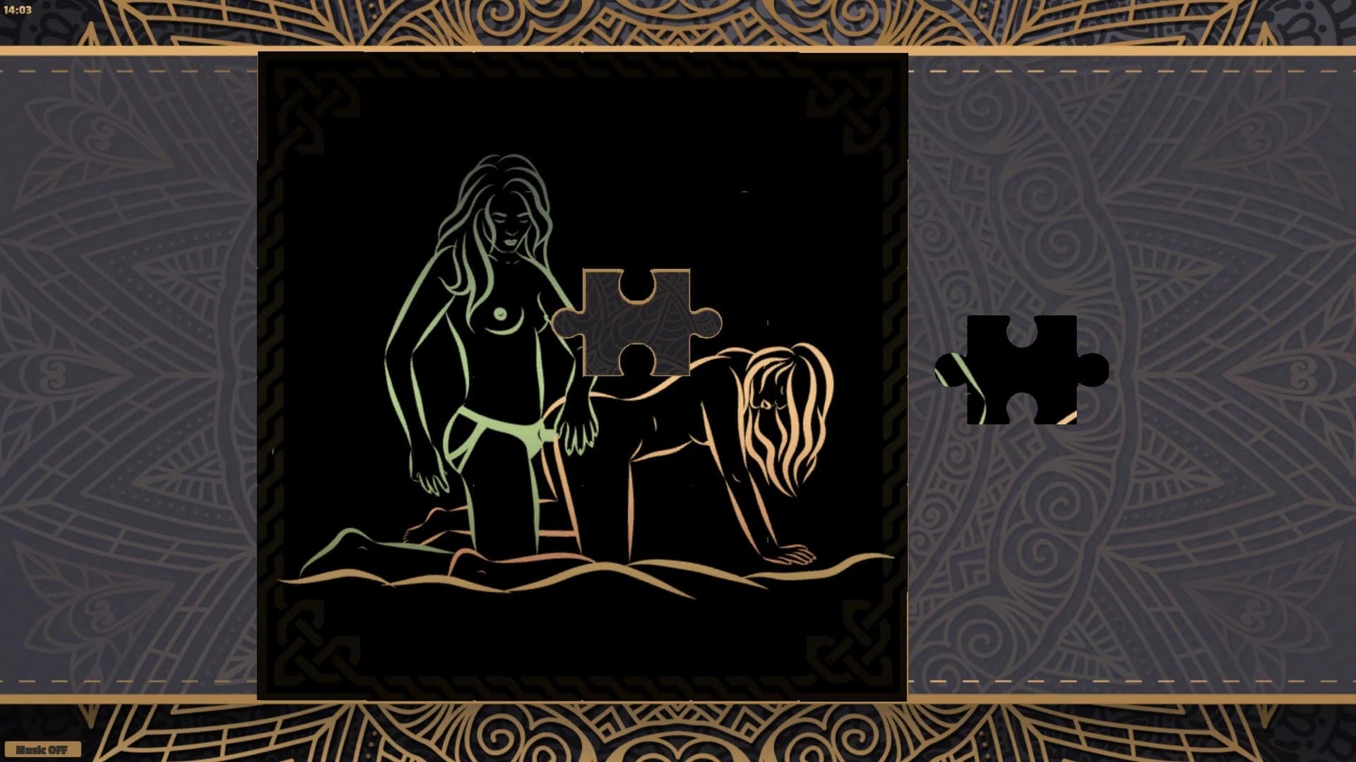 LineArt Jigsaw Puzzle: Erotica 4 screenshot 4