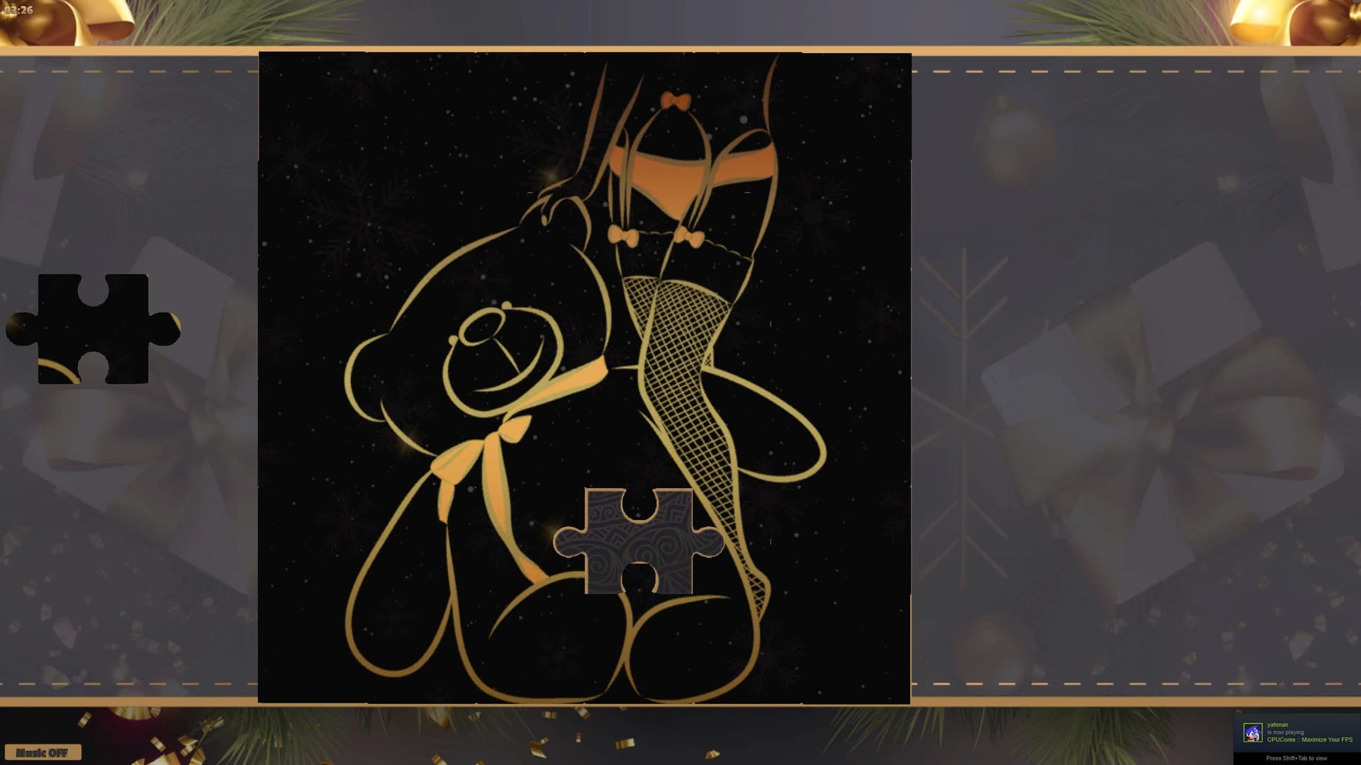 LineArt Jigsaw Puzzle: Erotica Christmas screenshot 6