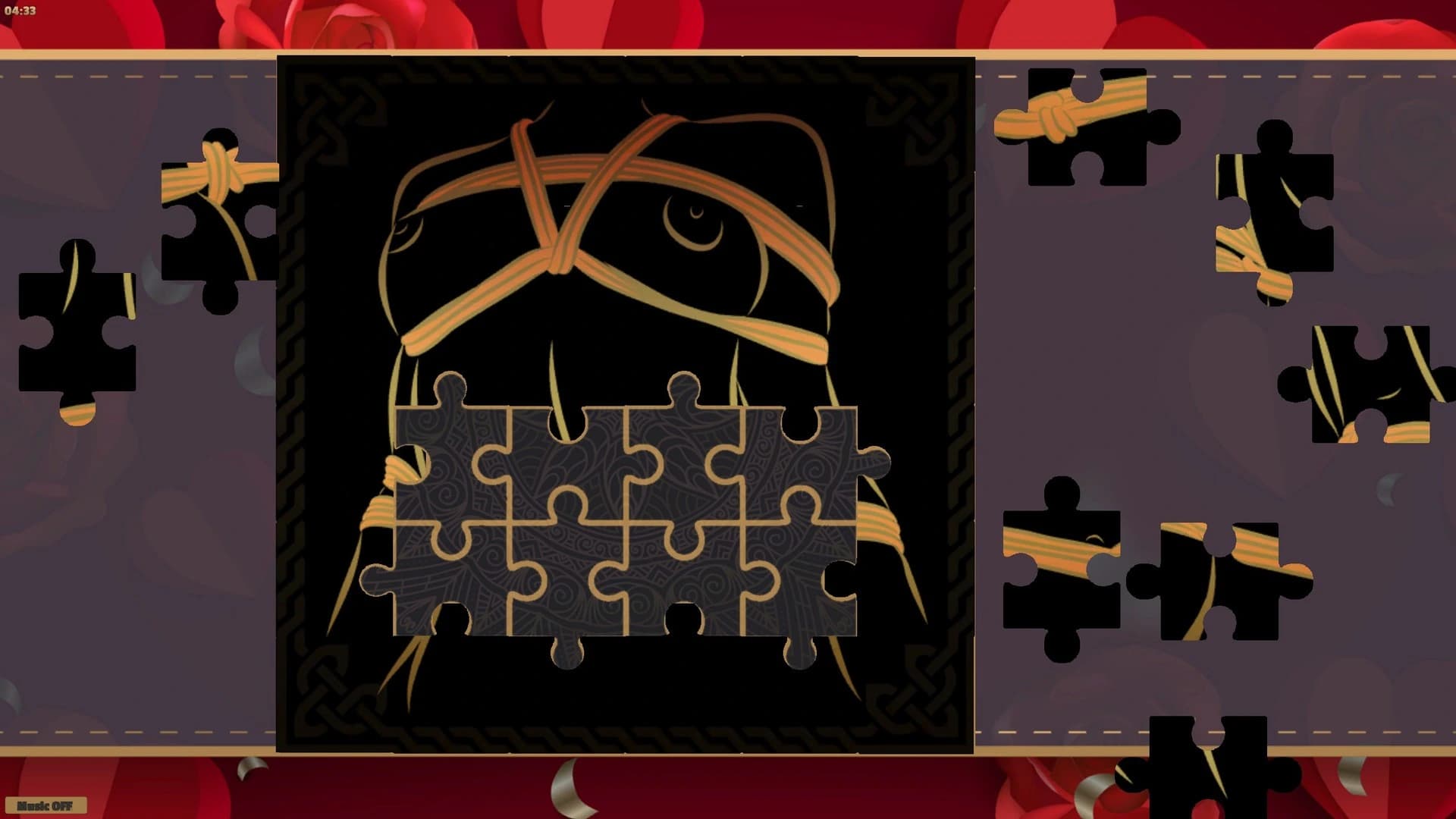 LineArt Jigsaw Puzzle: Erotica Valentines screenshot 6