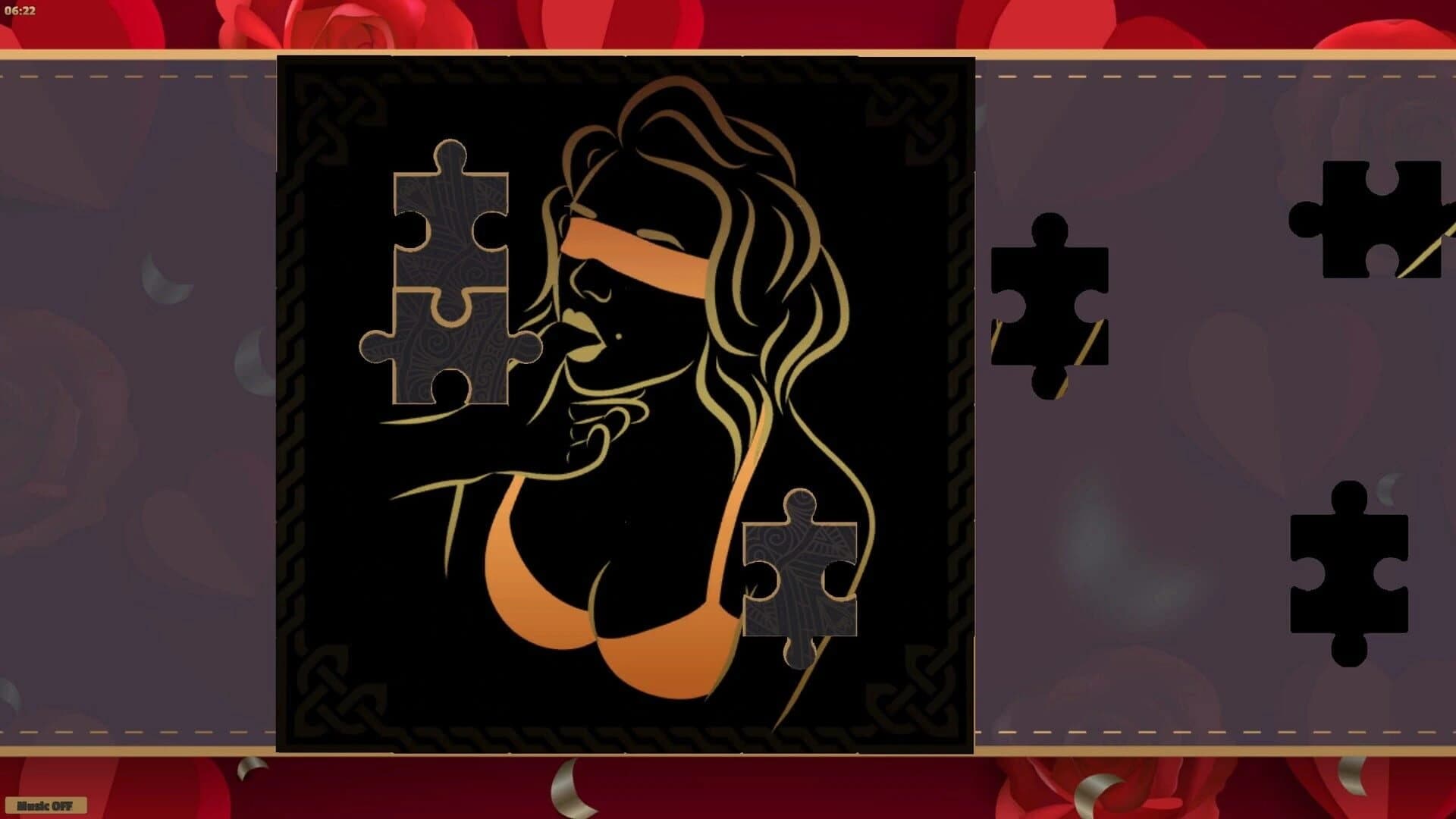 LineArt Jigsaw Puzzle: Erotica Valentines screenshot 1