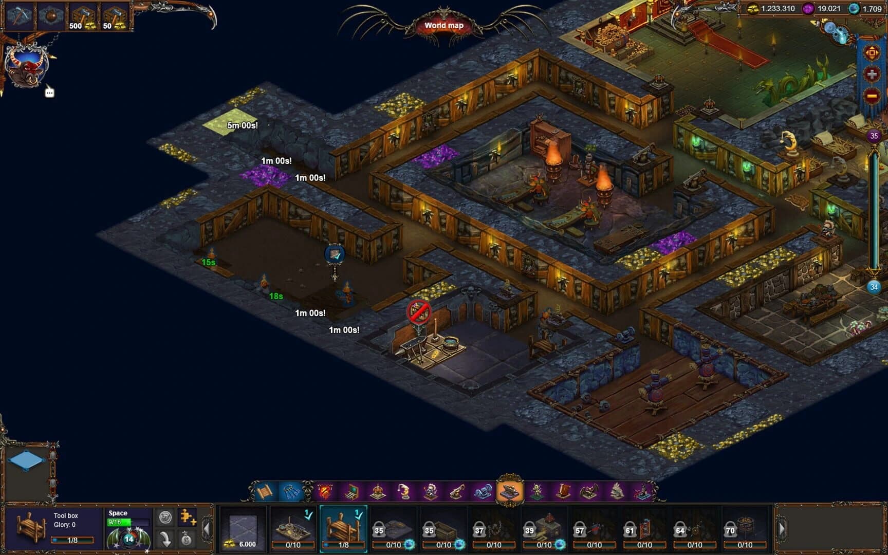 Little Imps: A Dungeon Builder screenshot 1