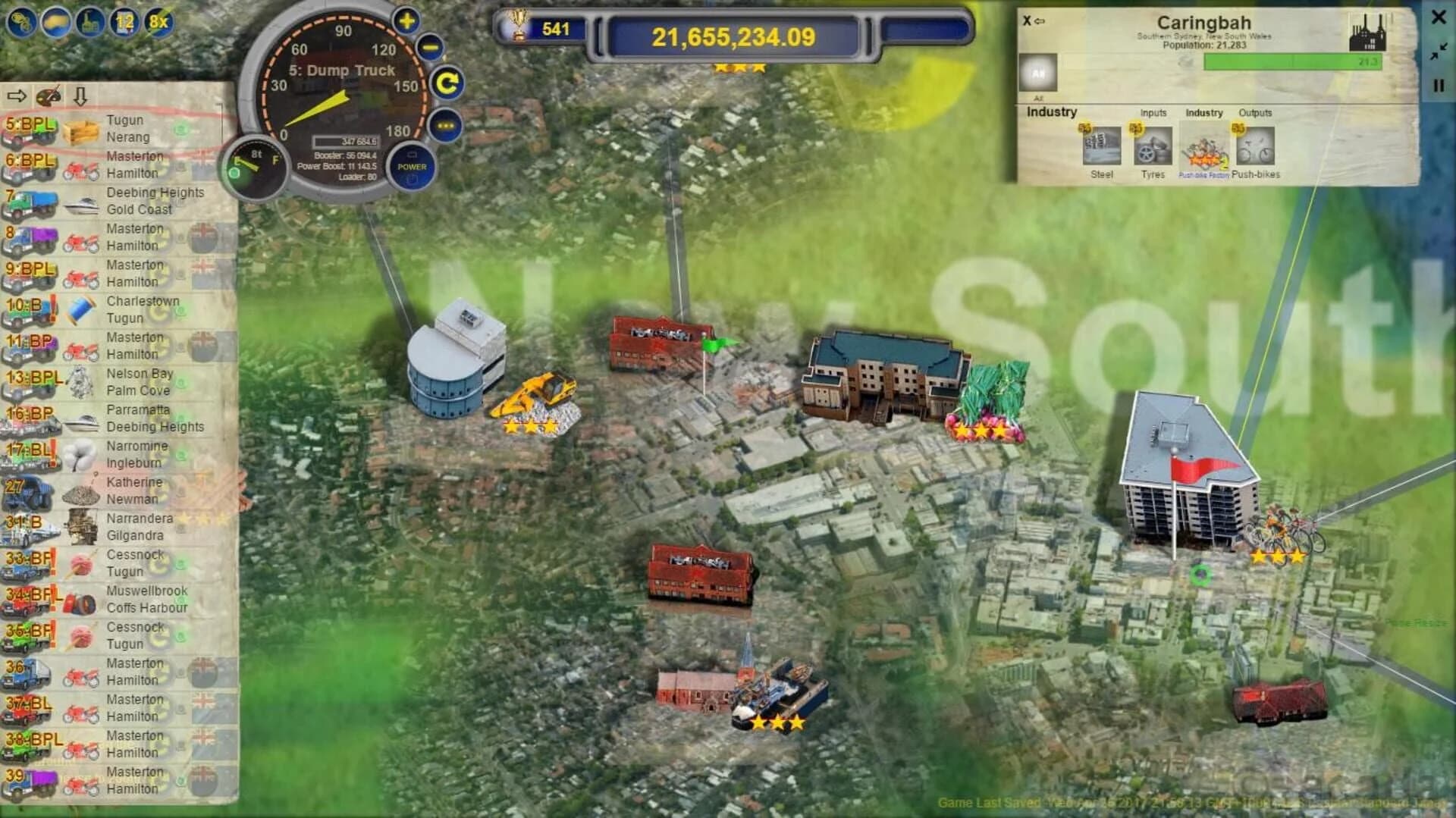 Logistical screenshot 2