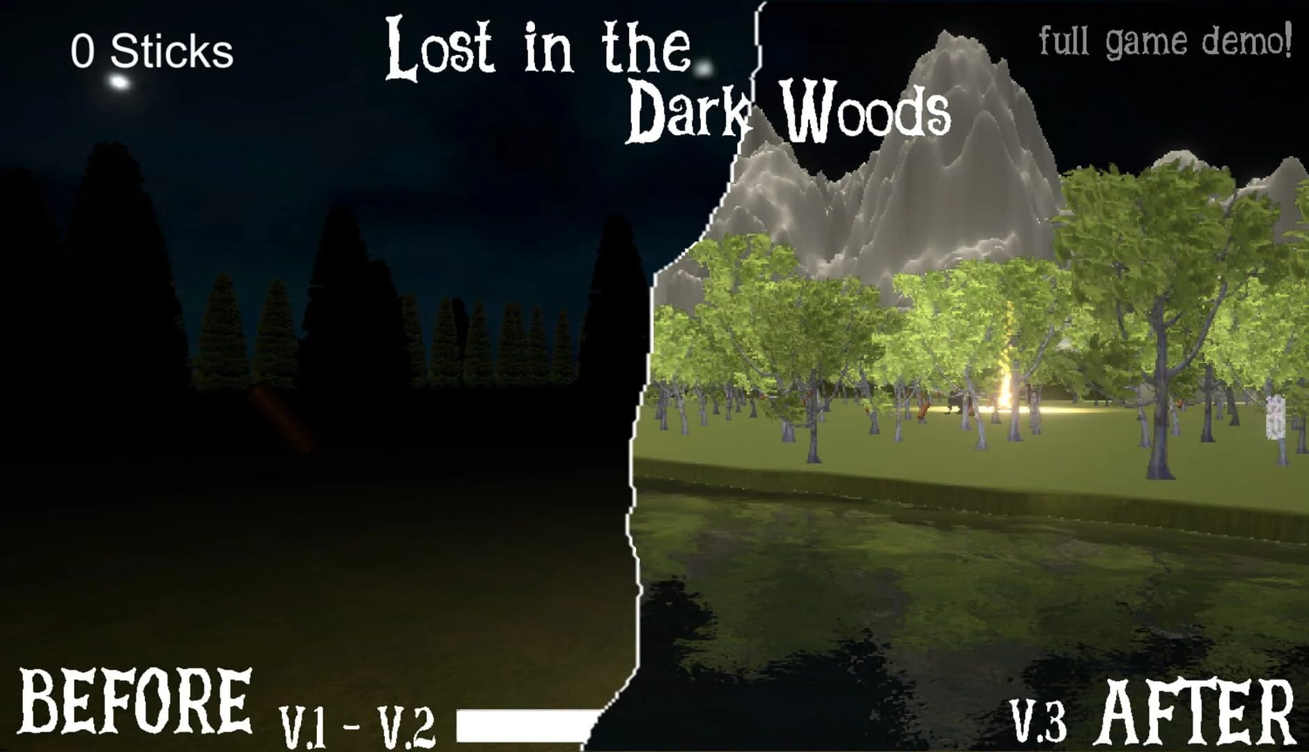 Lost in the Dark Woods screenshot 1