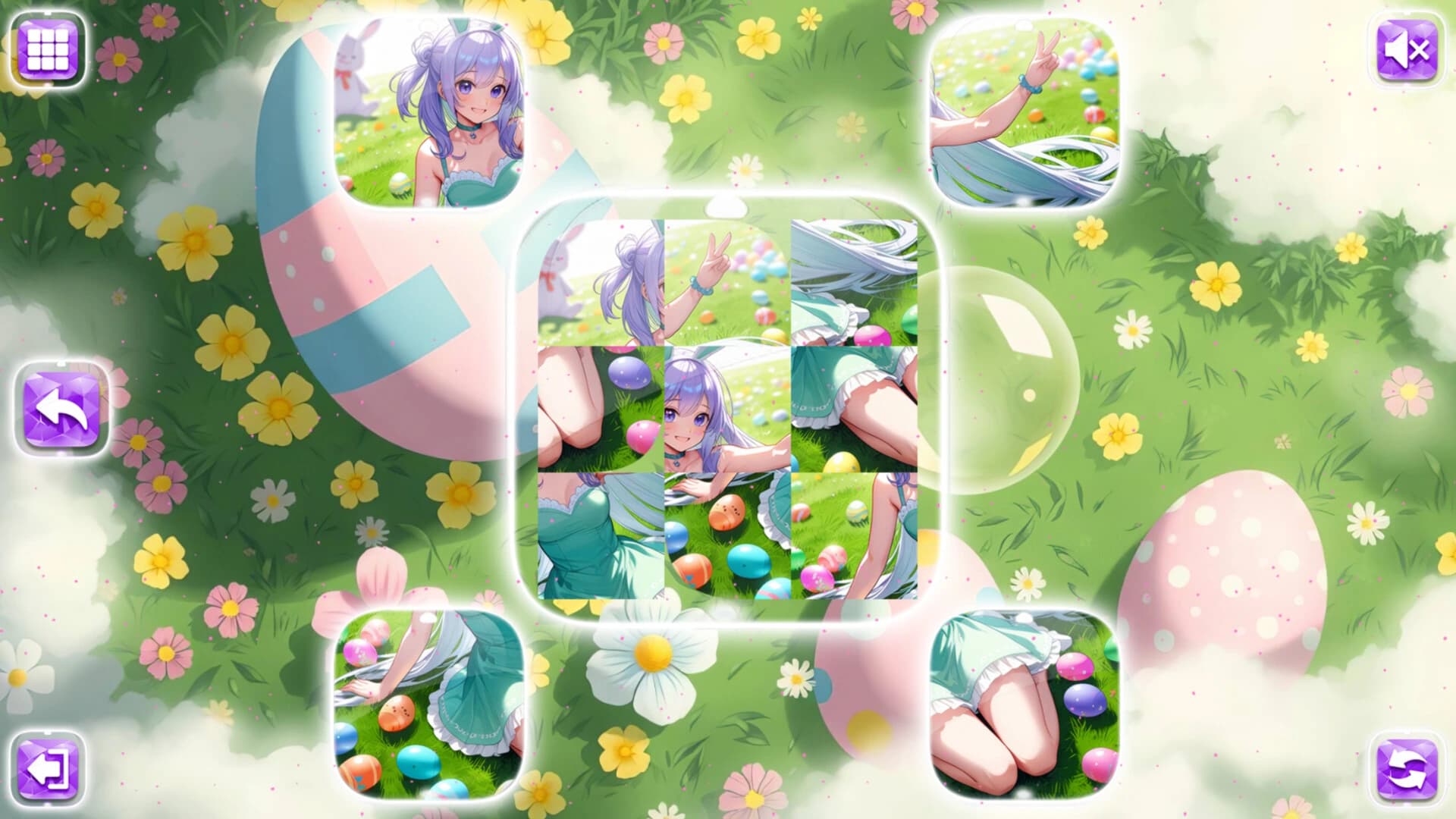 Lovely Anime Puzzle: Easter screenshot 1