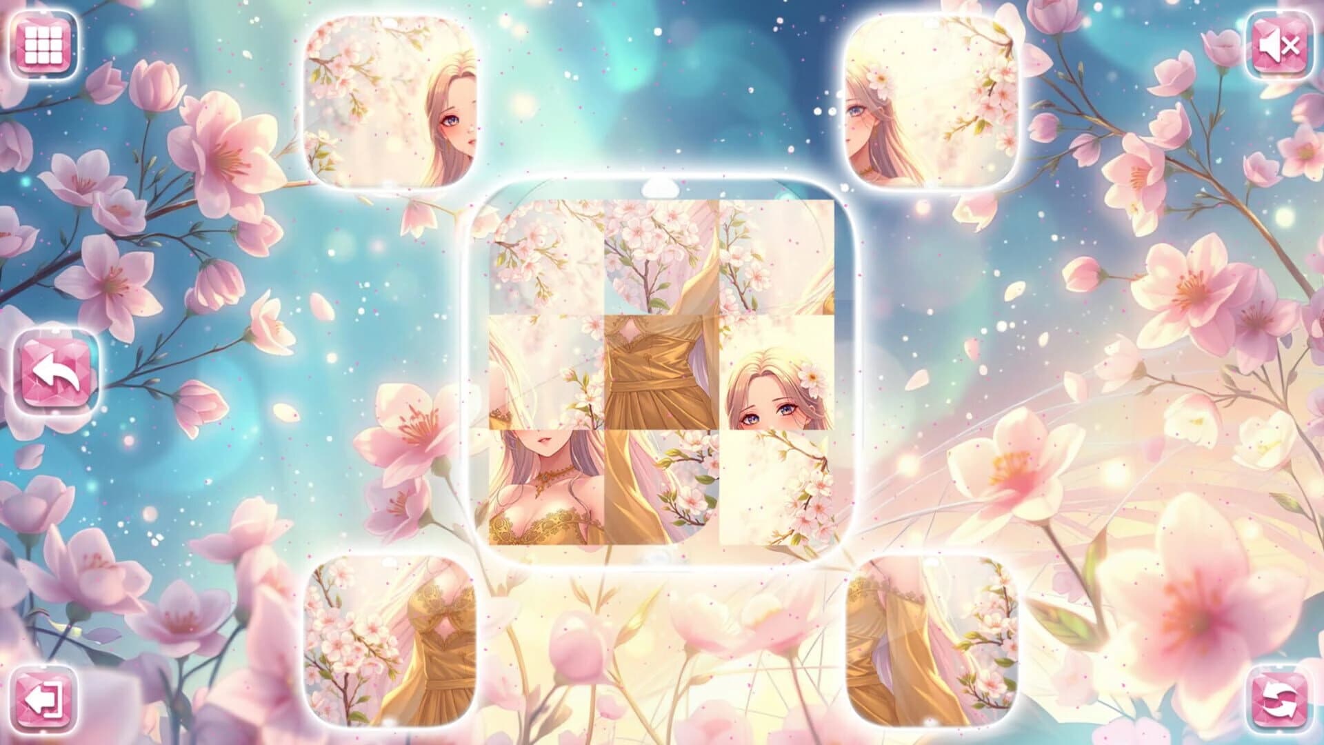 Lovely Anime Puzzle: Spring screenshot 1