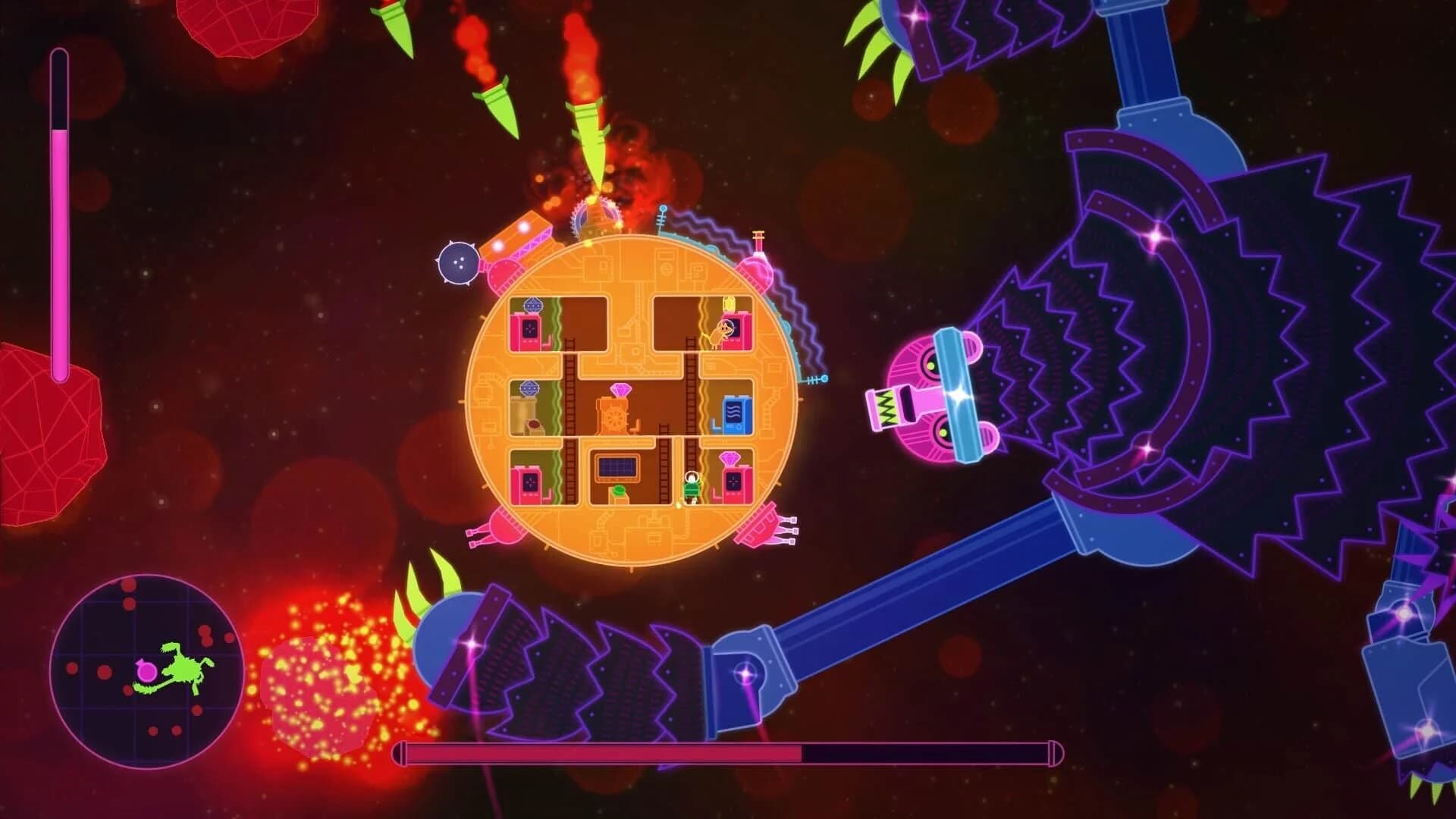 Lovers in a Dangerous Spacetime screenshot 4