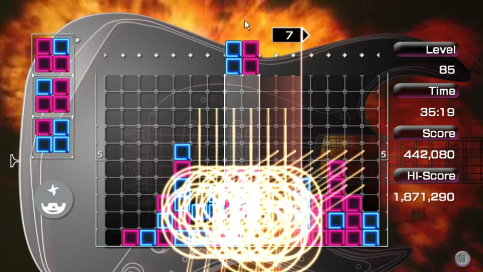 Lumines screenshot 1