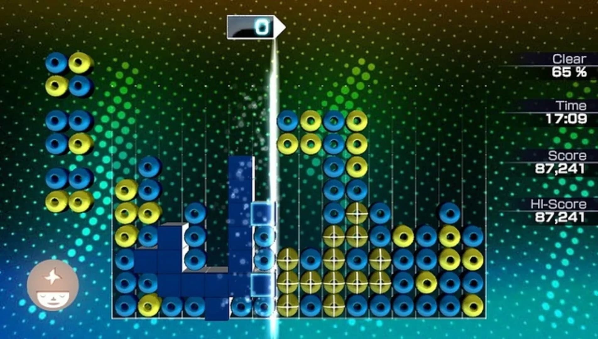 Lumines Electronic Symphony screenshot 1