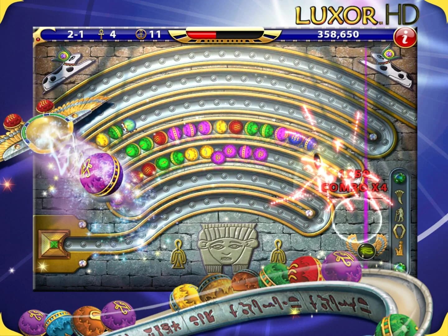 Luxor HD screenshot 2