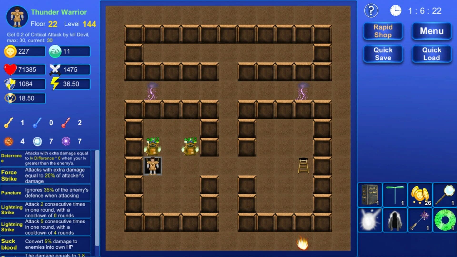 Magic Tower: Destroy the Wormhole screenshot 4