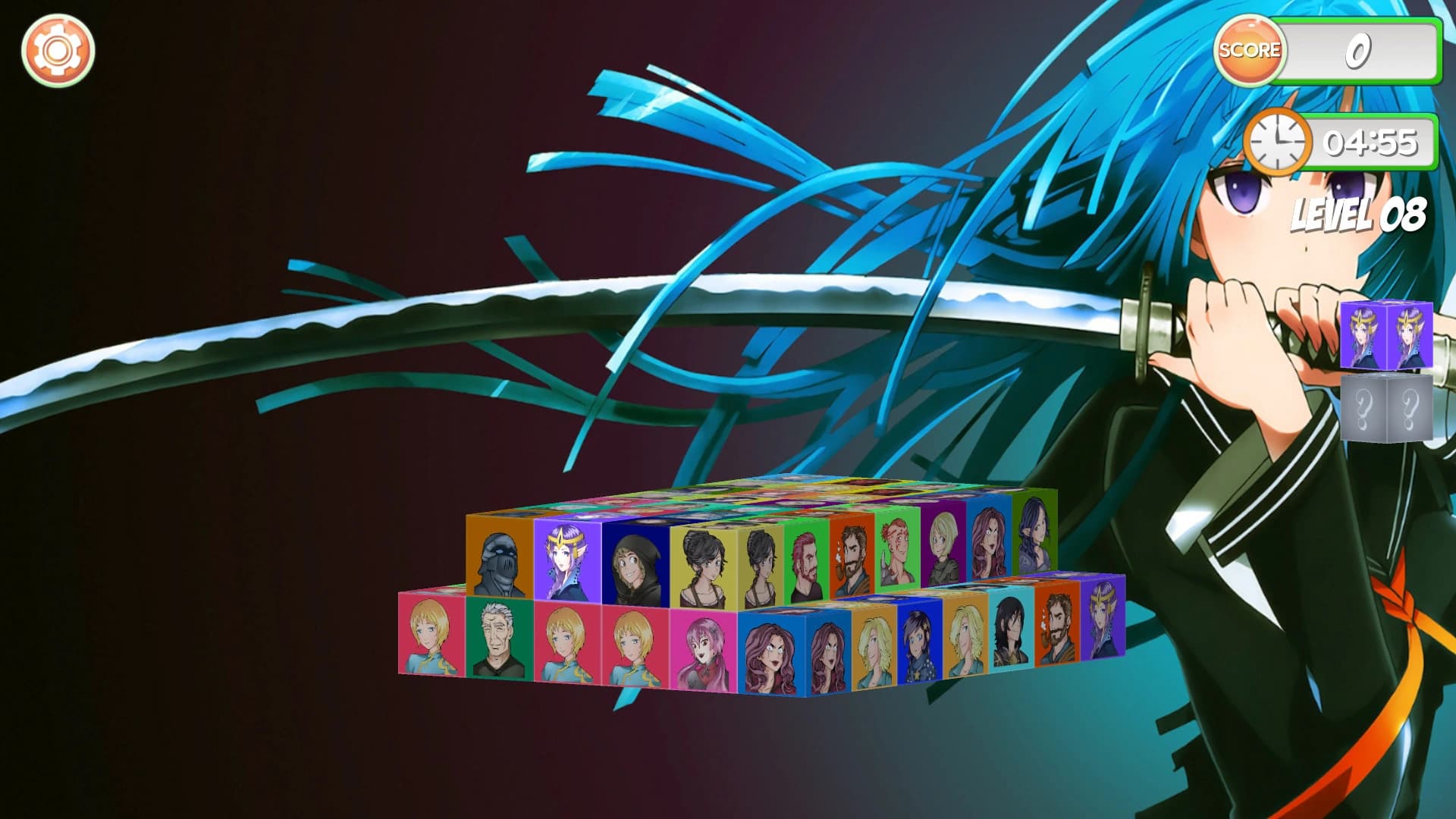 Mahjong Dimensions 3D: Fantasy Anime screenshot 4