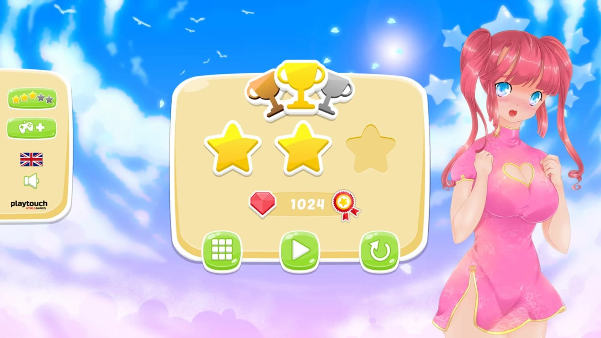 Mahjong Pretty Manga Girls screenshot 3