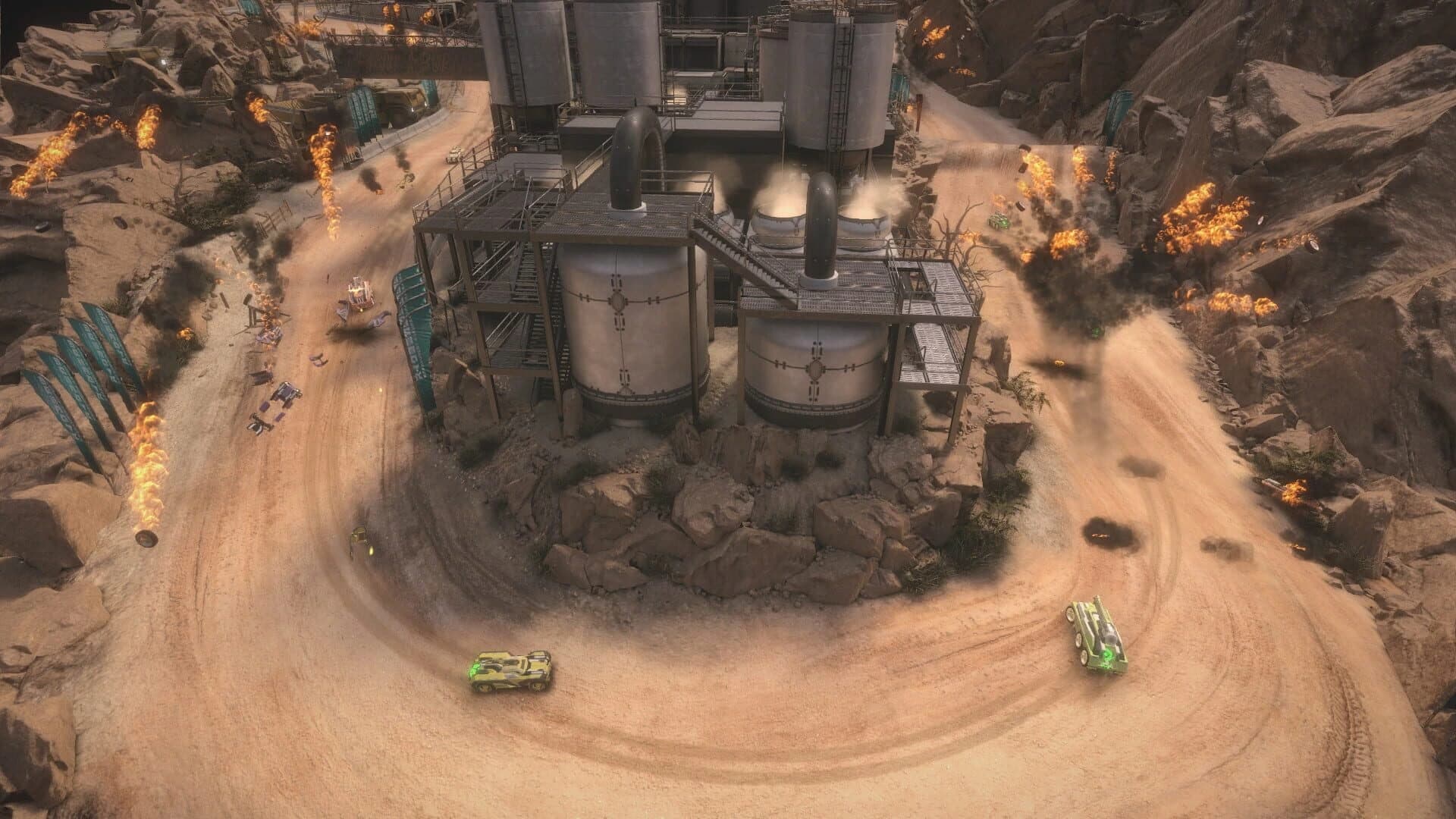 Mantis Burn Racing: Battle Cars screenshot 2