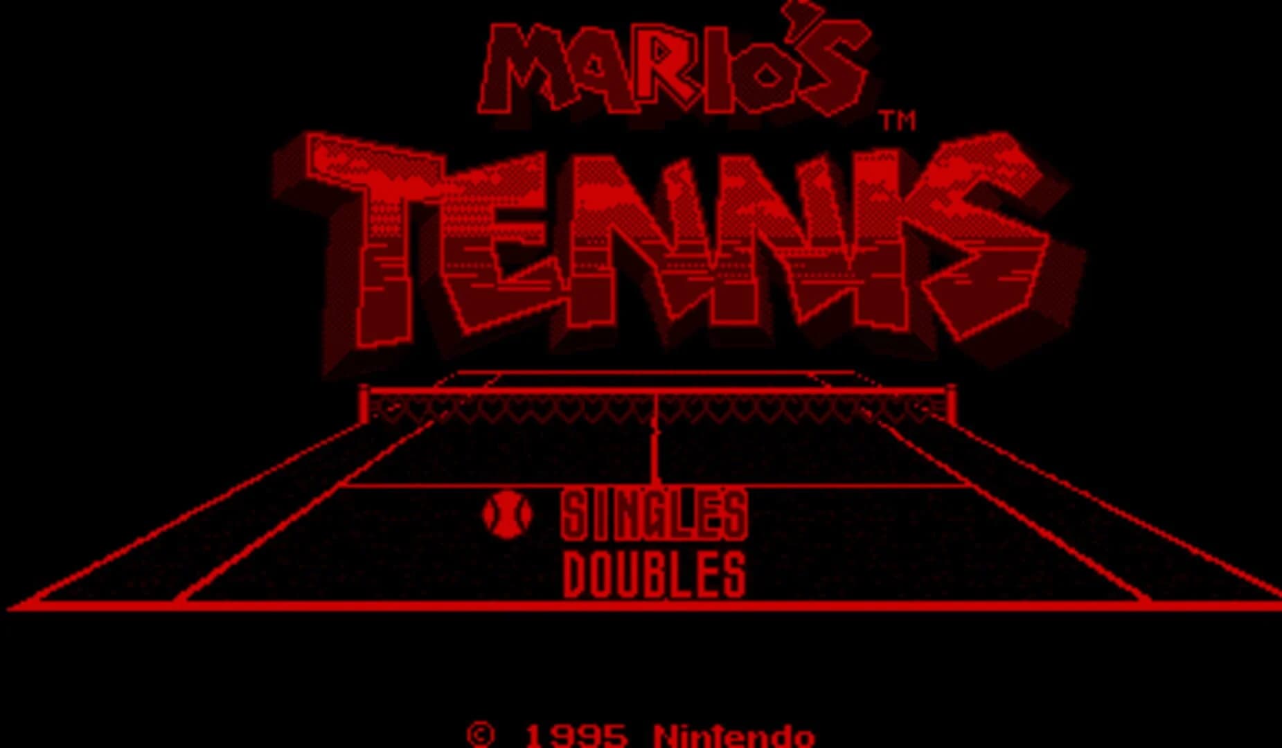Mario's Tennis screenshot 2