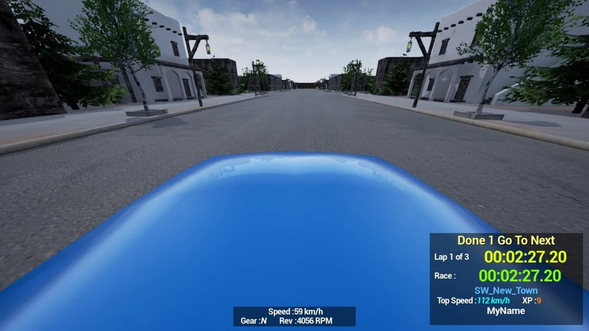 Maze Workout: Western Lost Solo Car Racer screenshot 2