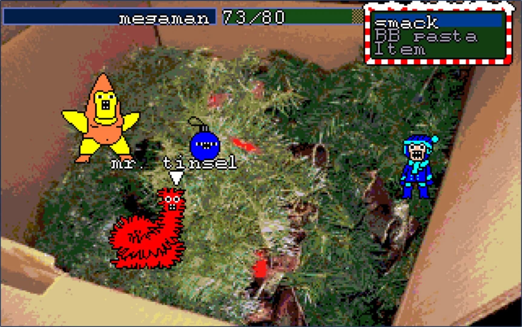 Megaman Sprite Christmas screenshot 2