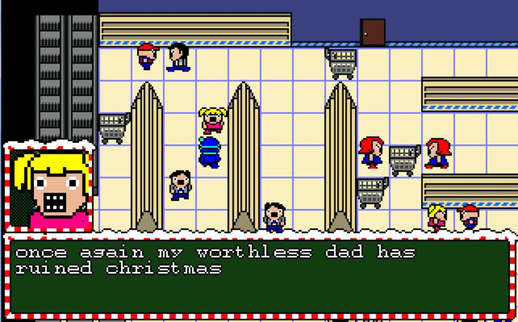 Megaman Sprite Christmas screenshot 3