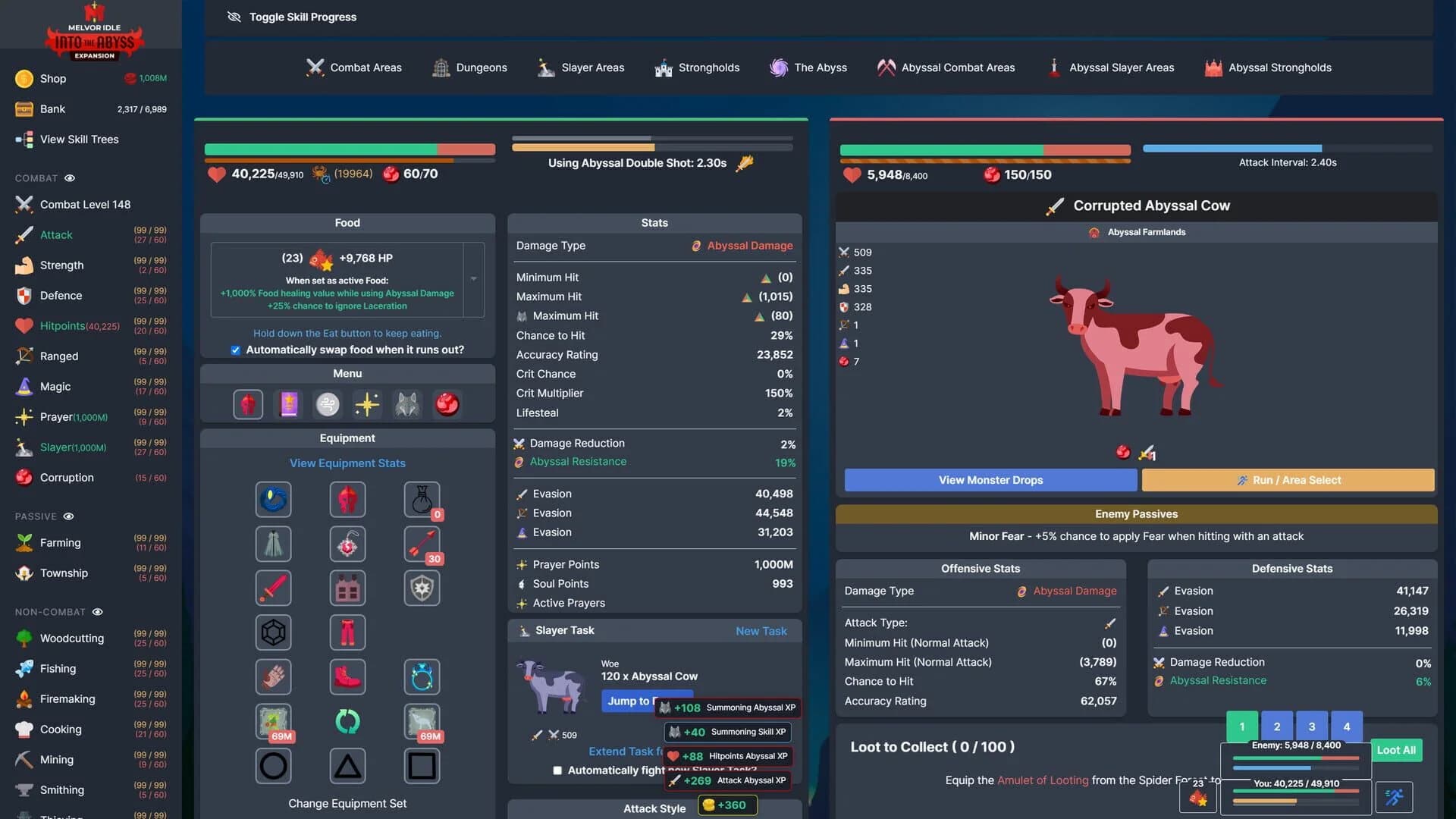 Melvor Idle: Into the Abyss screenshot 1