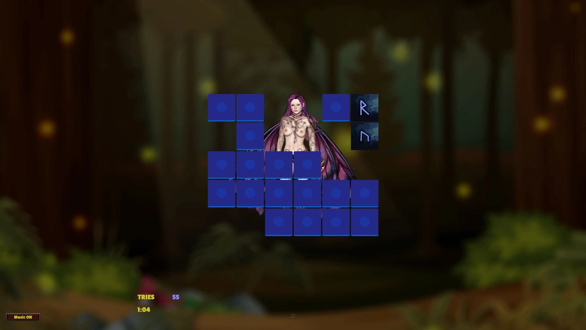 Memory Puzzle: Sexy Fairies screenshot 2