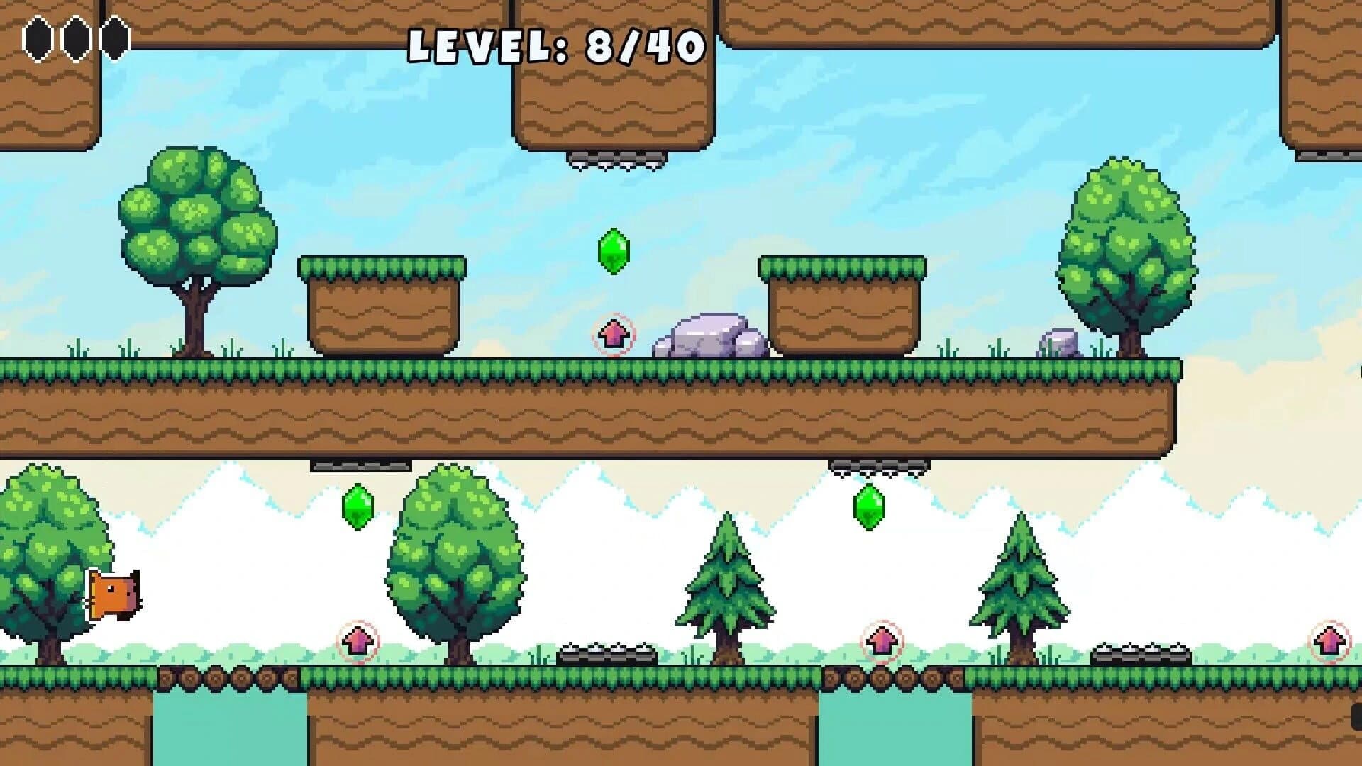 Meow and the Diamond Jump screenshot 1