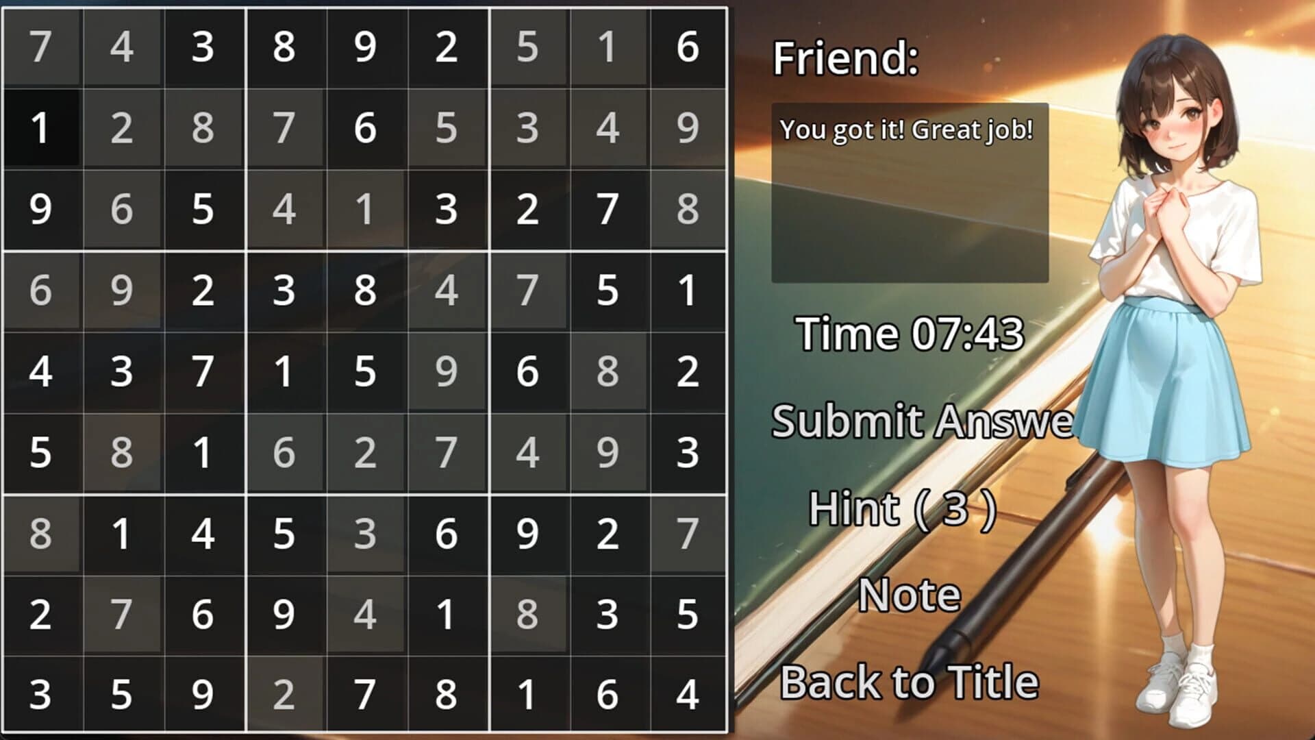 Mesudoku screenshot 1