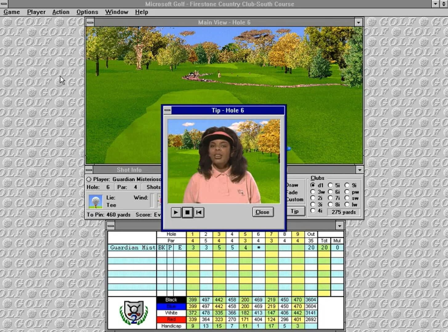 Microsoft Golf 2.0 screenshot 5