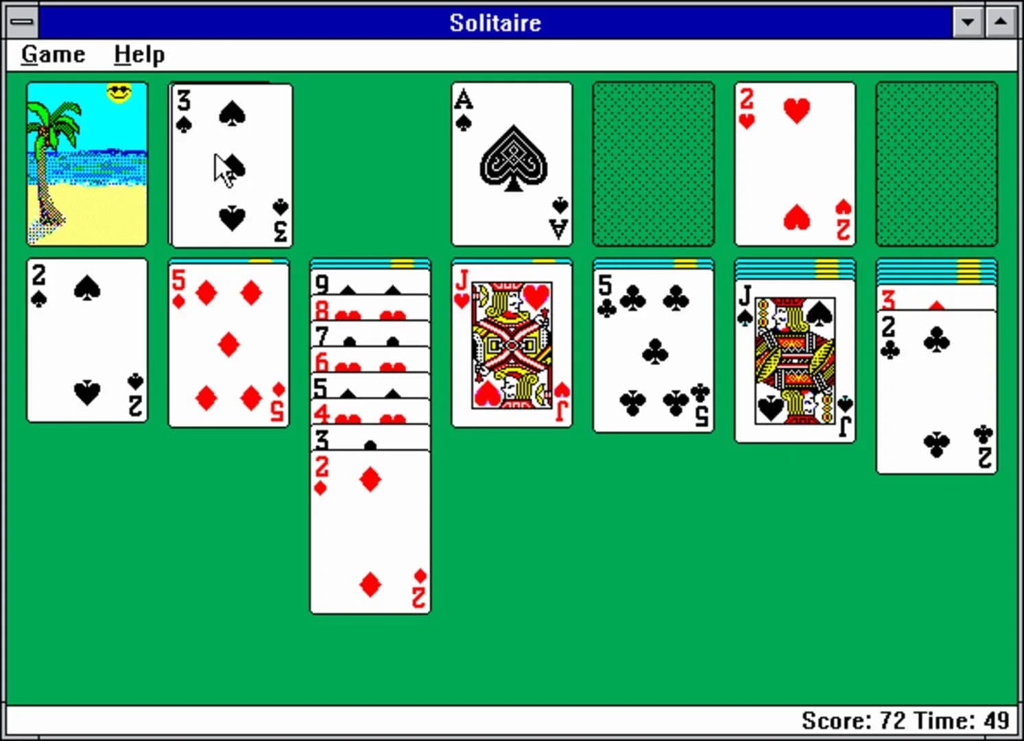 Microsoft Solitaire screenshot 1