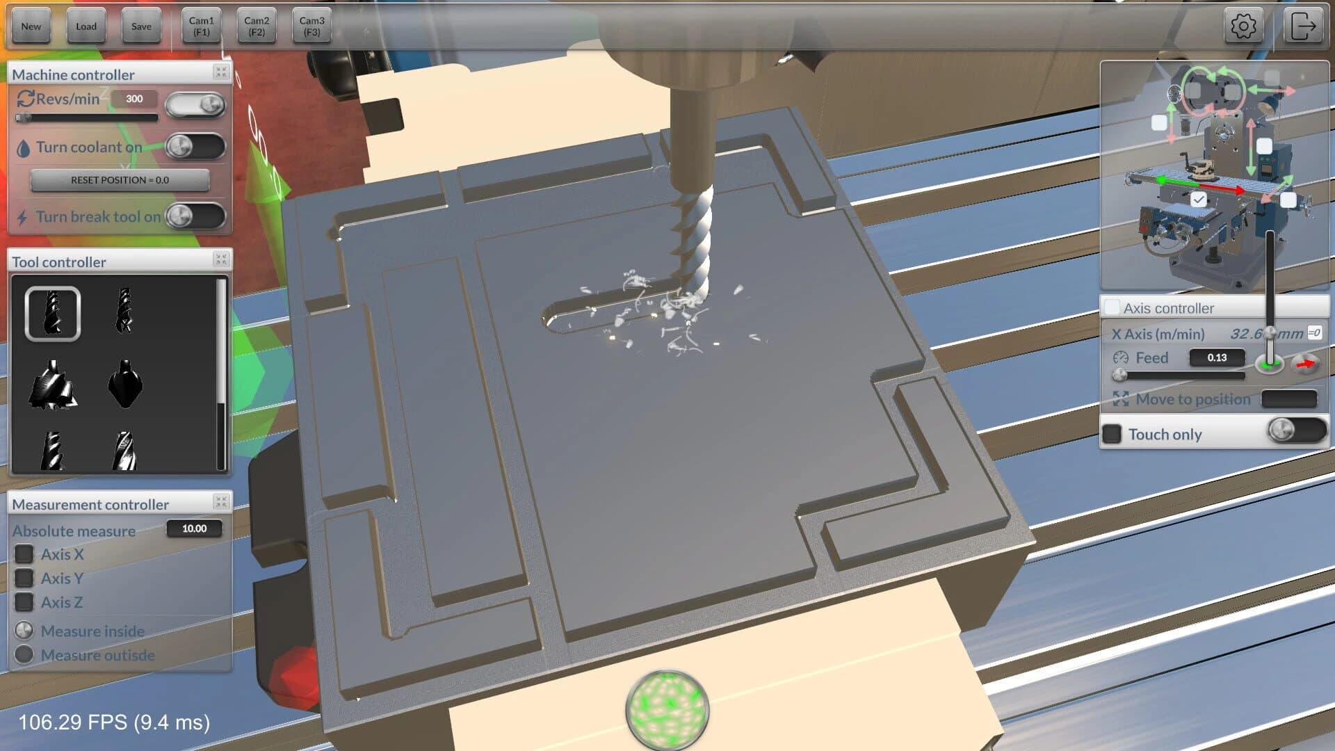 Milling Machine 3D screenshot 4