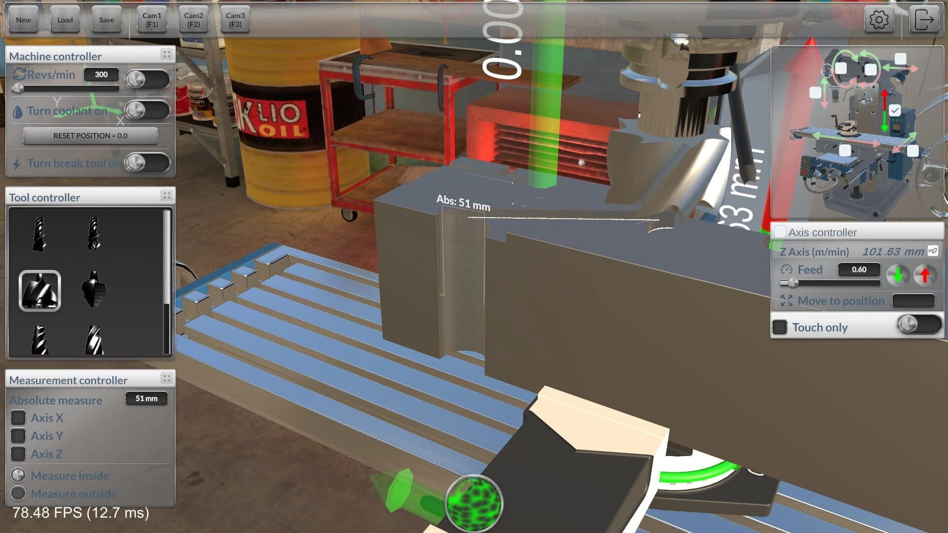 Milling Machine 3D screenshot 3
