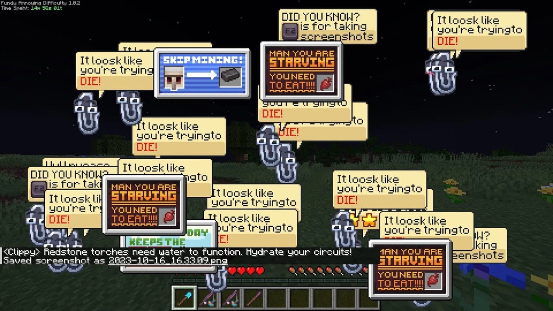 Minecraft: Annoying Difficulty screenshot 1