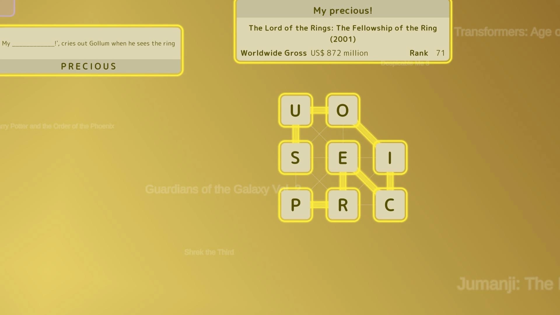 Mini Words: Top Movies screenshot 7