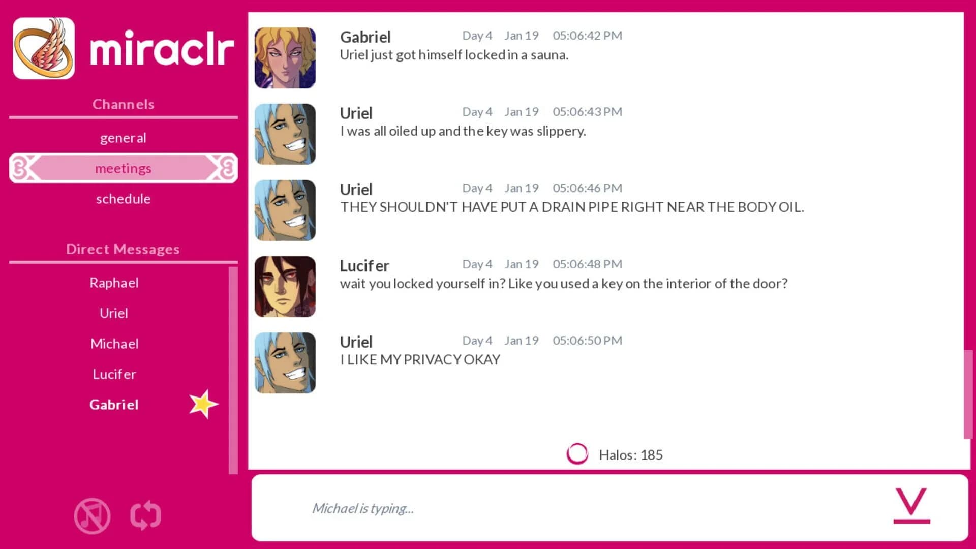 Miraclr: Divine Dating Sim screenshot 2