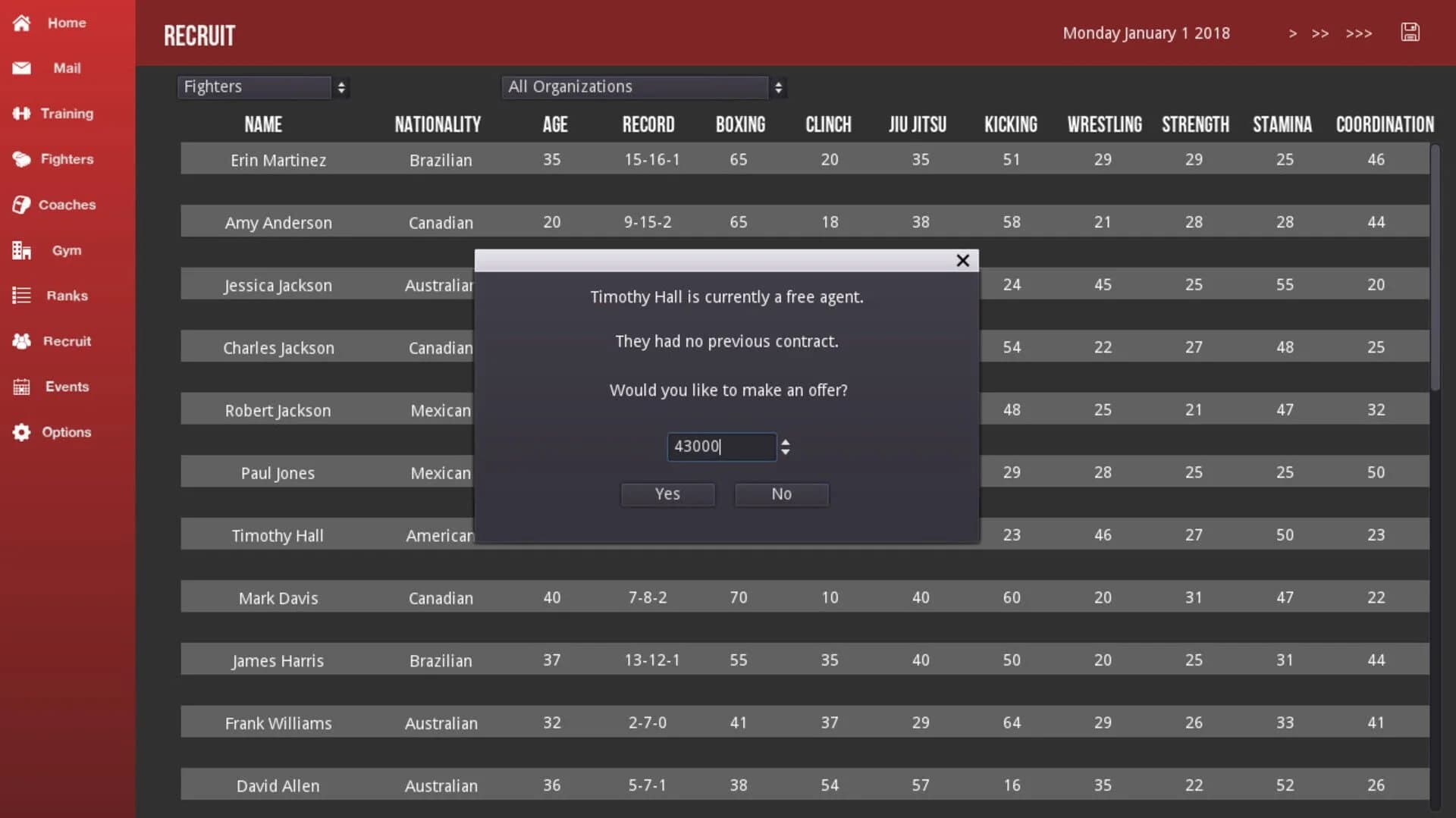 MMA Simulator screenshot 5