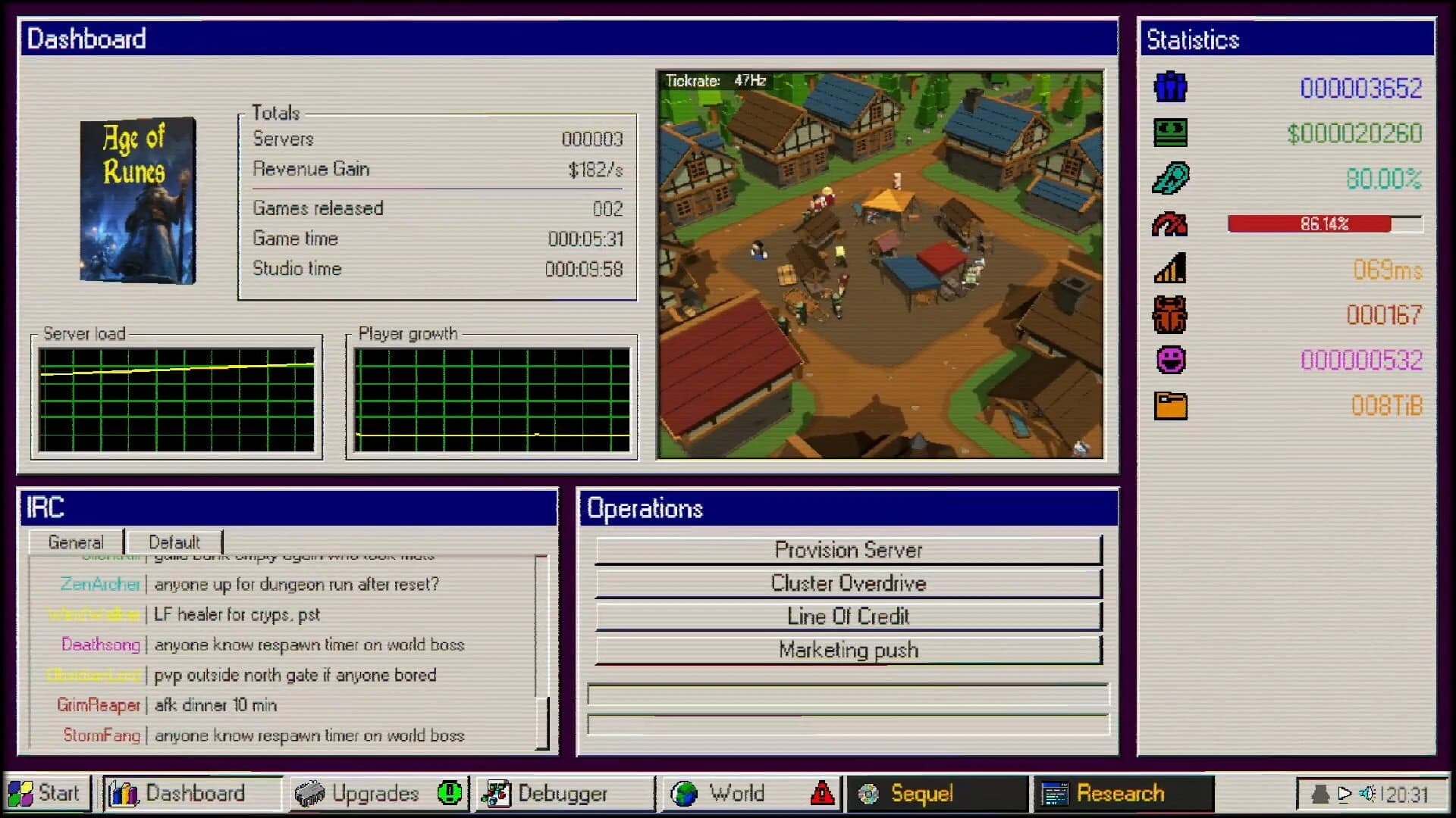 MMO98 screenshot 3