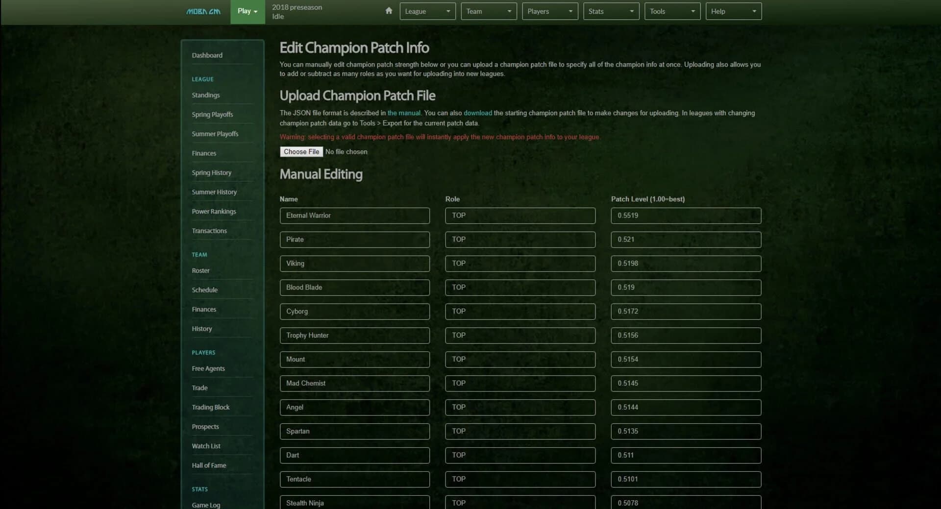 MOBA GM screenshot 2