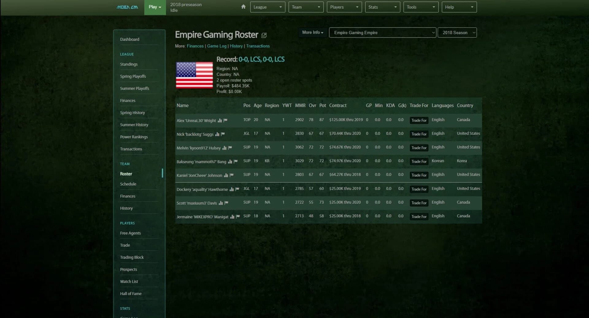MOBA GM screenshot 4