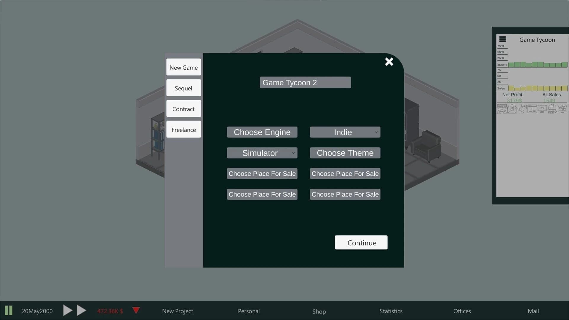 Modern Game Tycoon screenshot 3