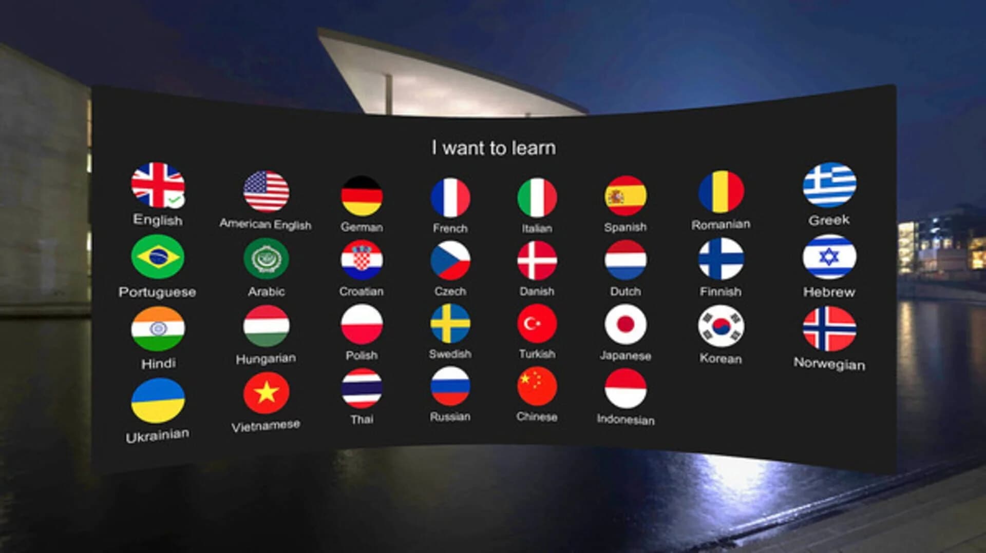 Mondly: Learn Languages in VR screenshot 1
