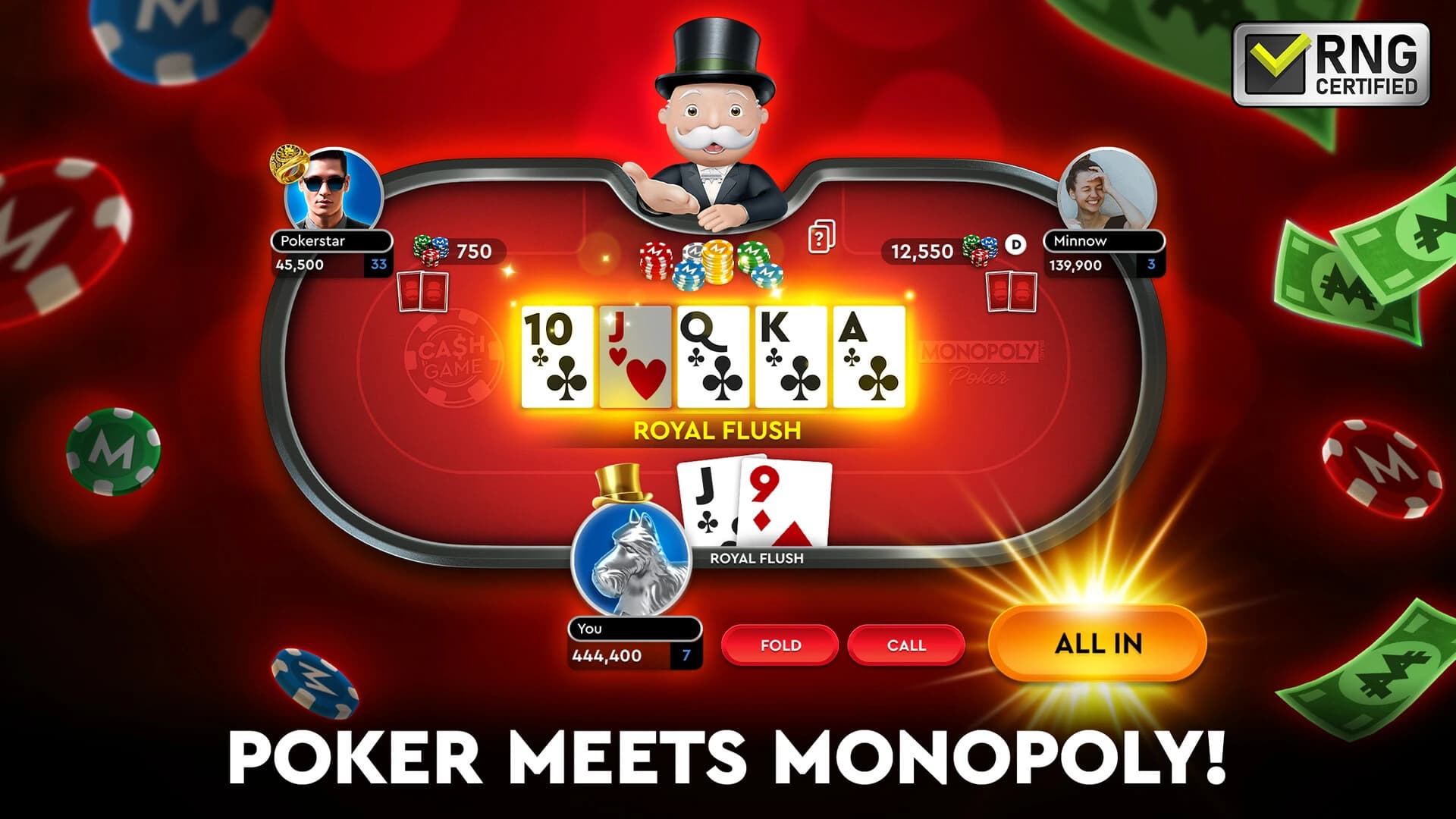 Monopoly Poker screenshot 1