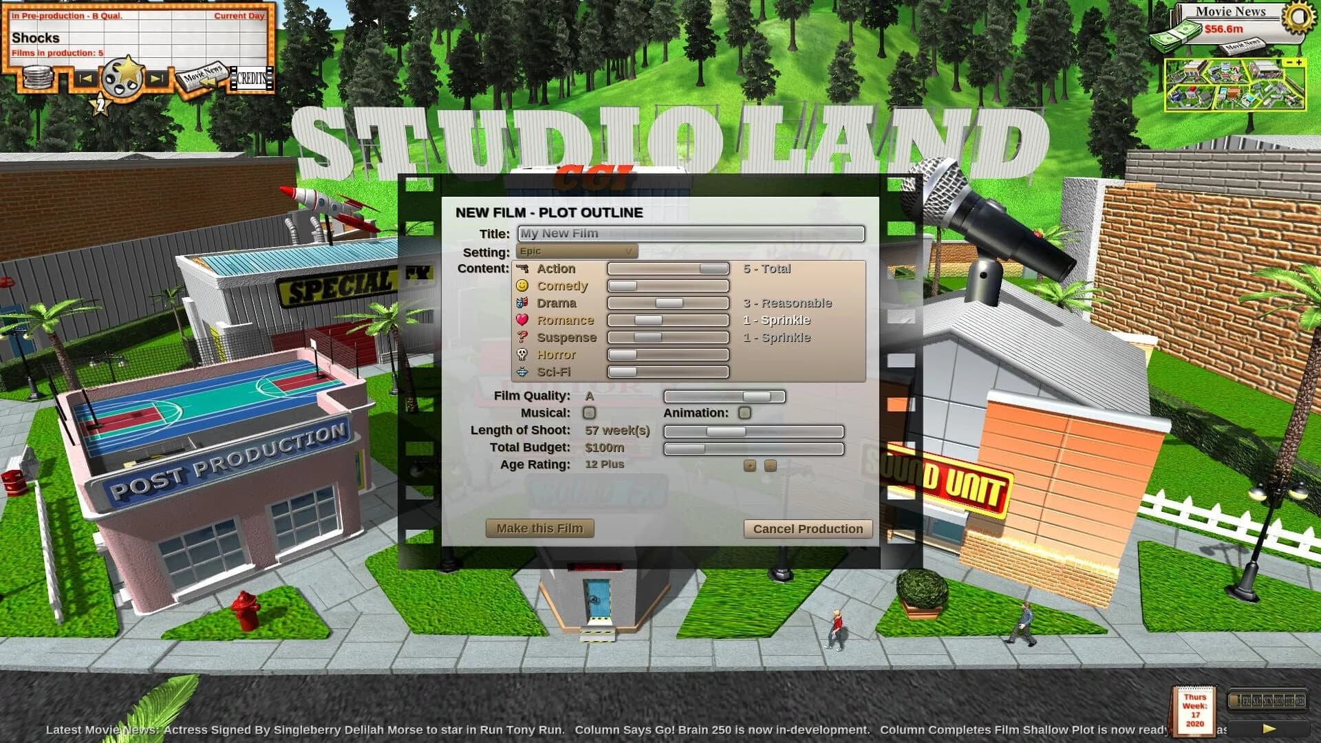 Movie Studio Boss: The Sequel screenshot 2