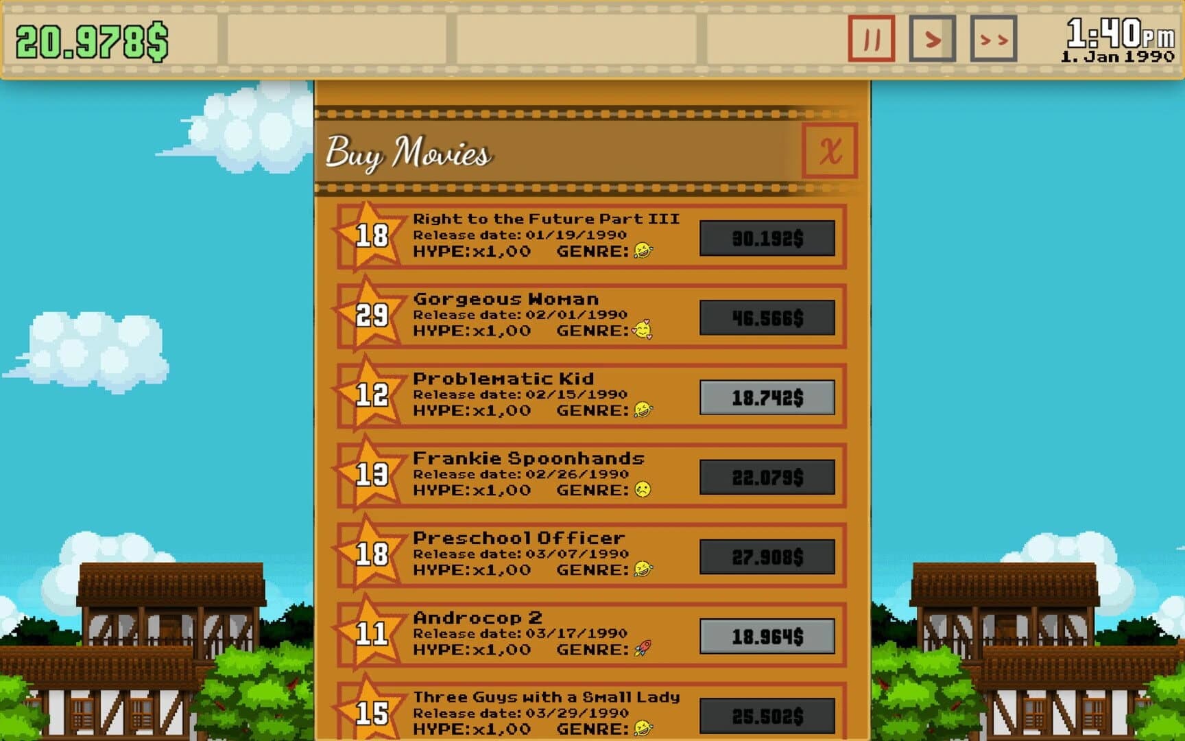 Movie Tycoon Simulator 2020 screenshot 2