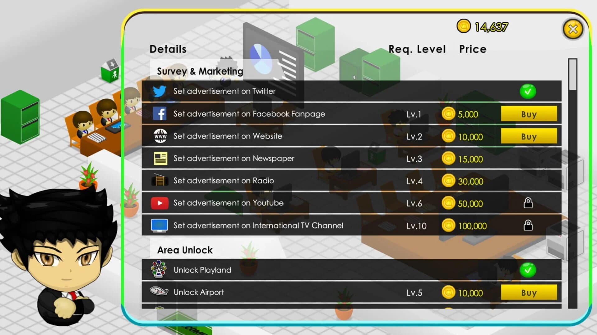 Multishop Tycoon Deluxe screenshot 3