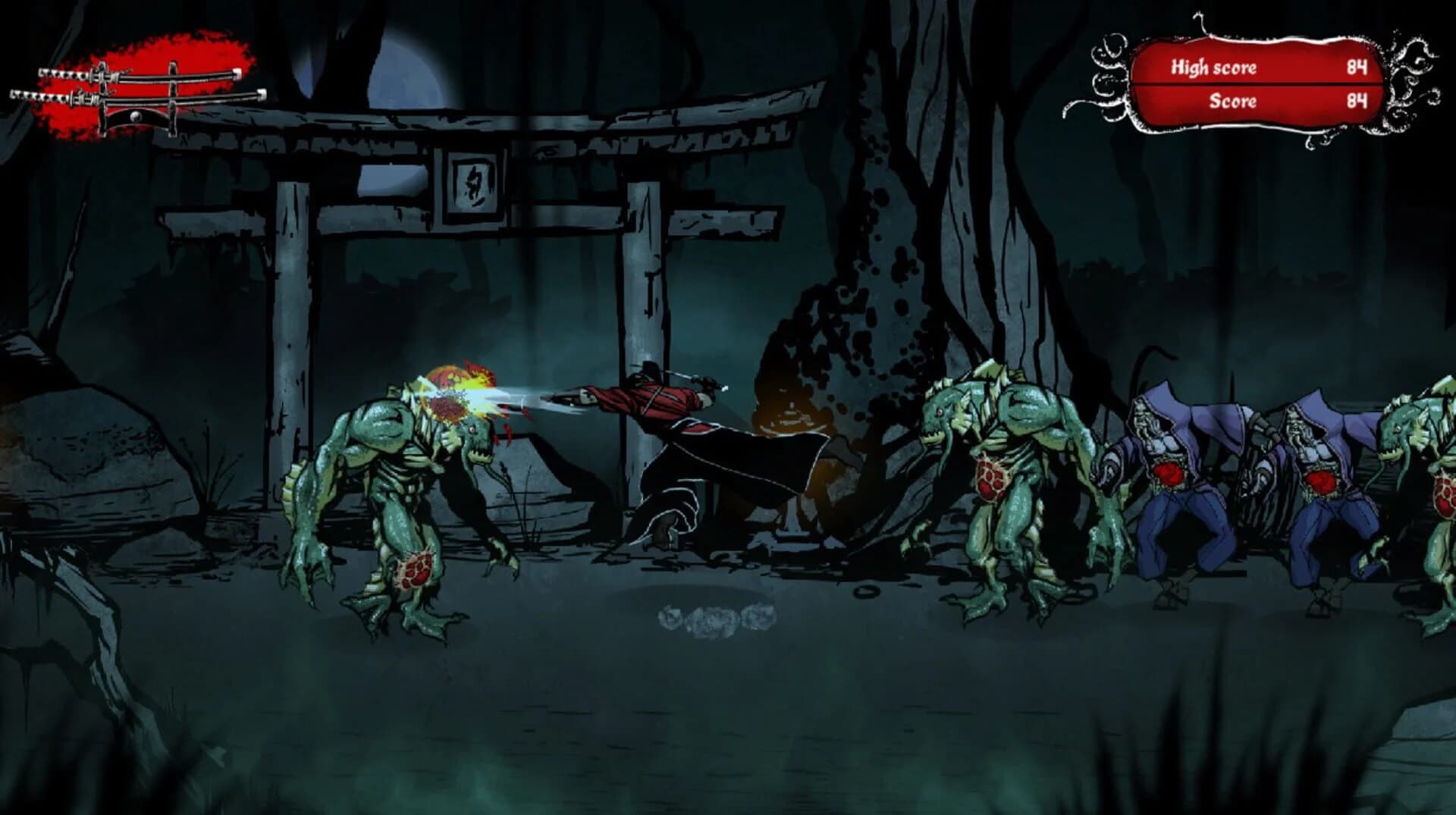 Musashi vs. Cthulhu screenshot 2