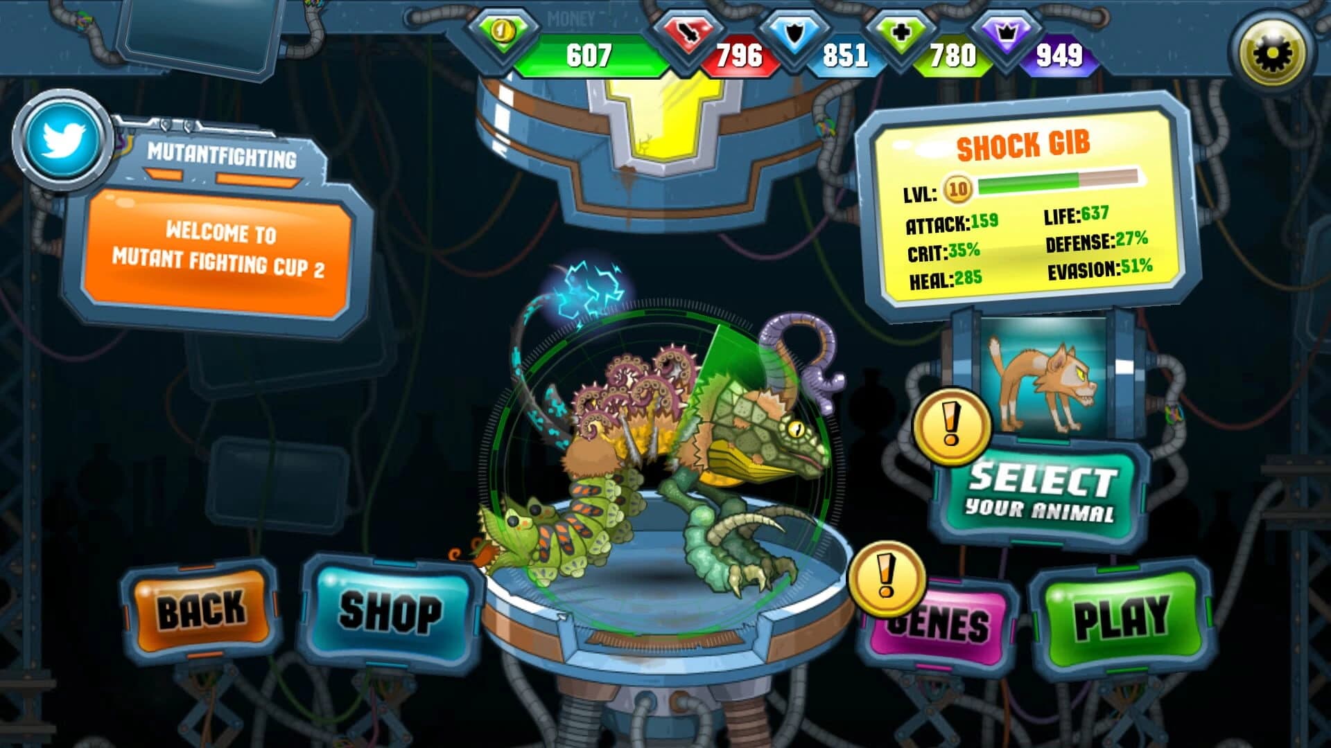 Mutant Fighting Cup 2 screenshot 3