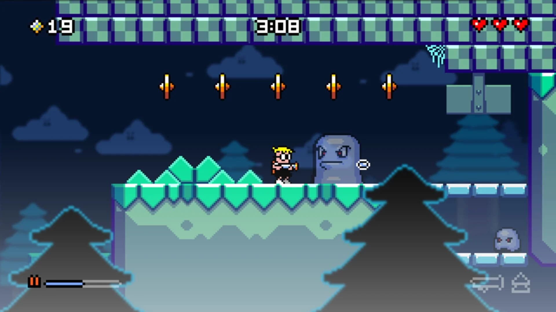 Mutant Mudds Deluxe screenshot 1