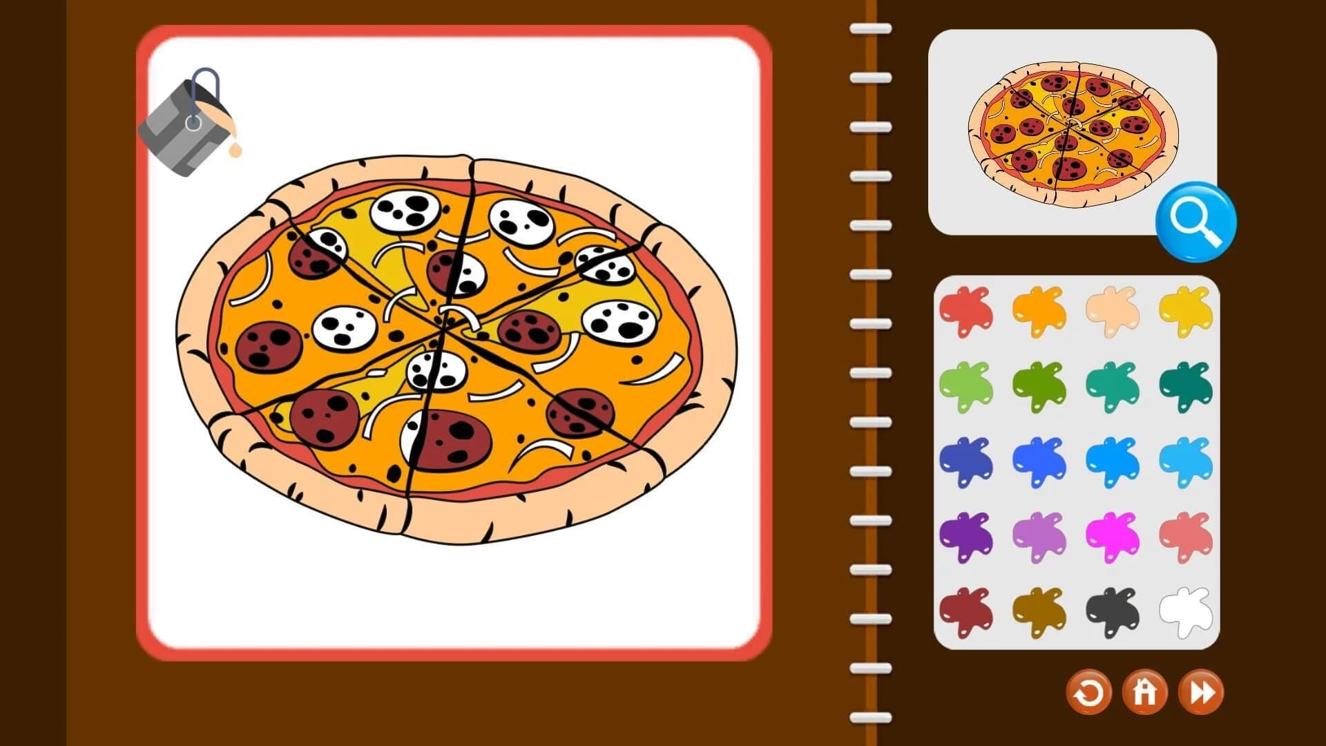 My Coloring Book: Food and Beverage screenshot 1